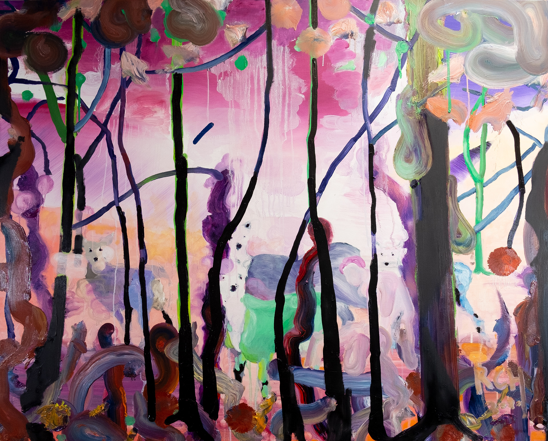 THE FOG / 110 X 150 CM / OIL ON CANVAS / 2020