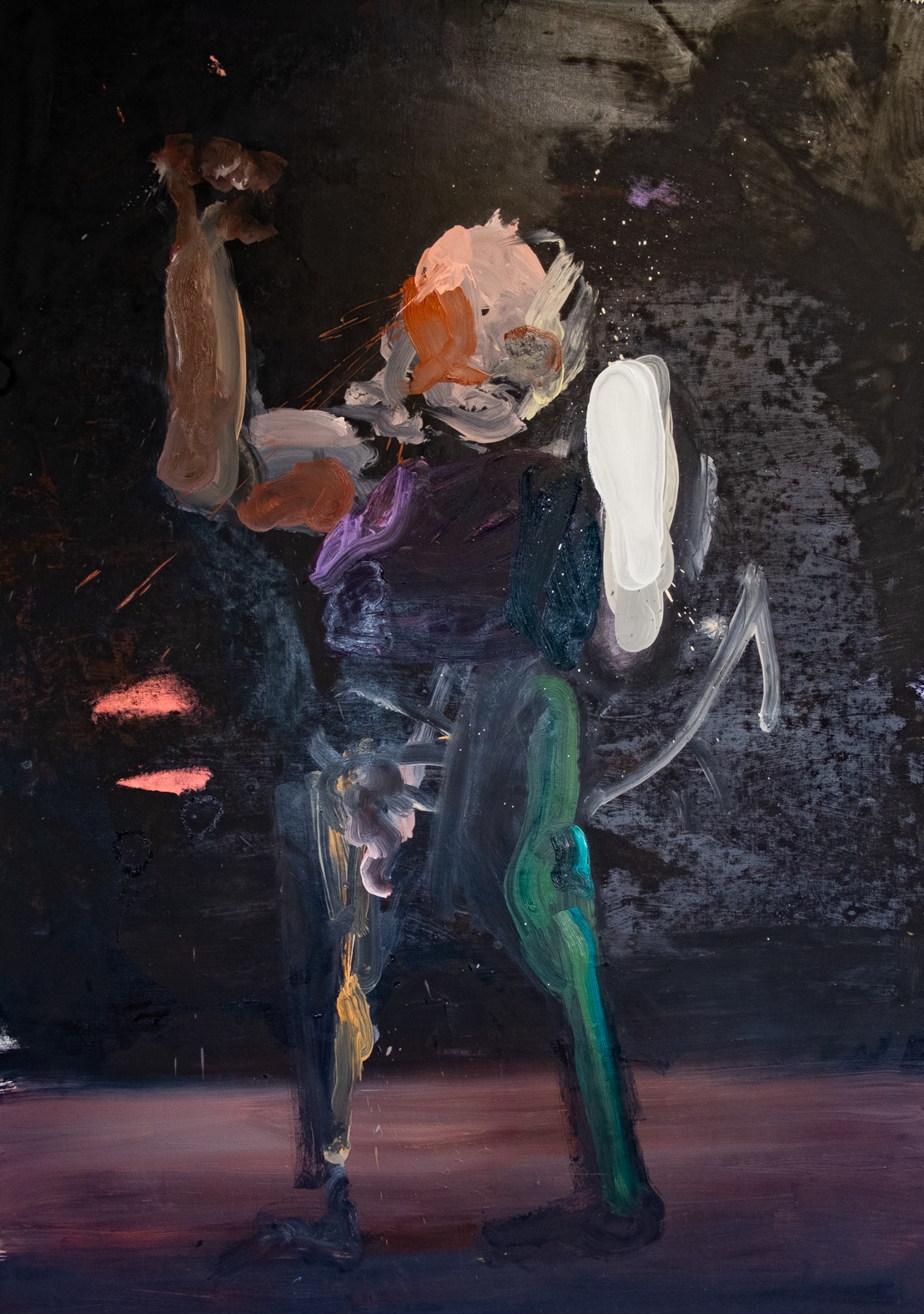 Fire / oil on canvas / 150 x 110 cm / 2020
