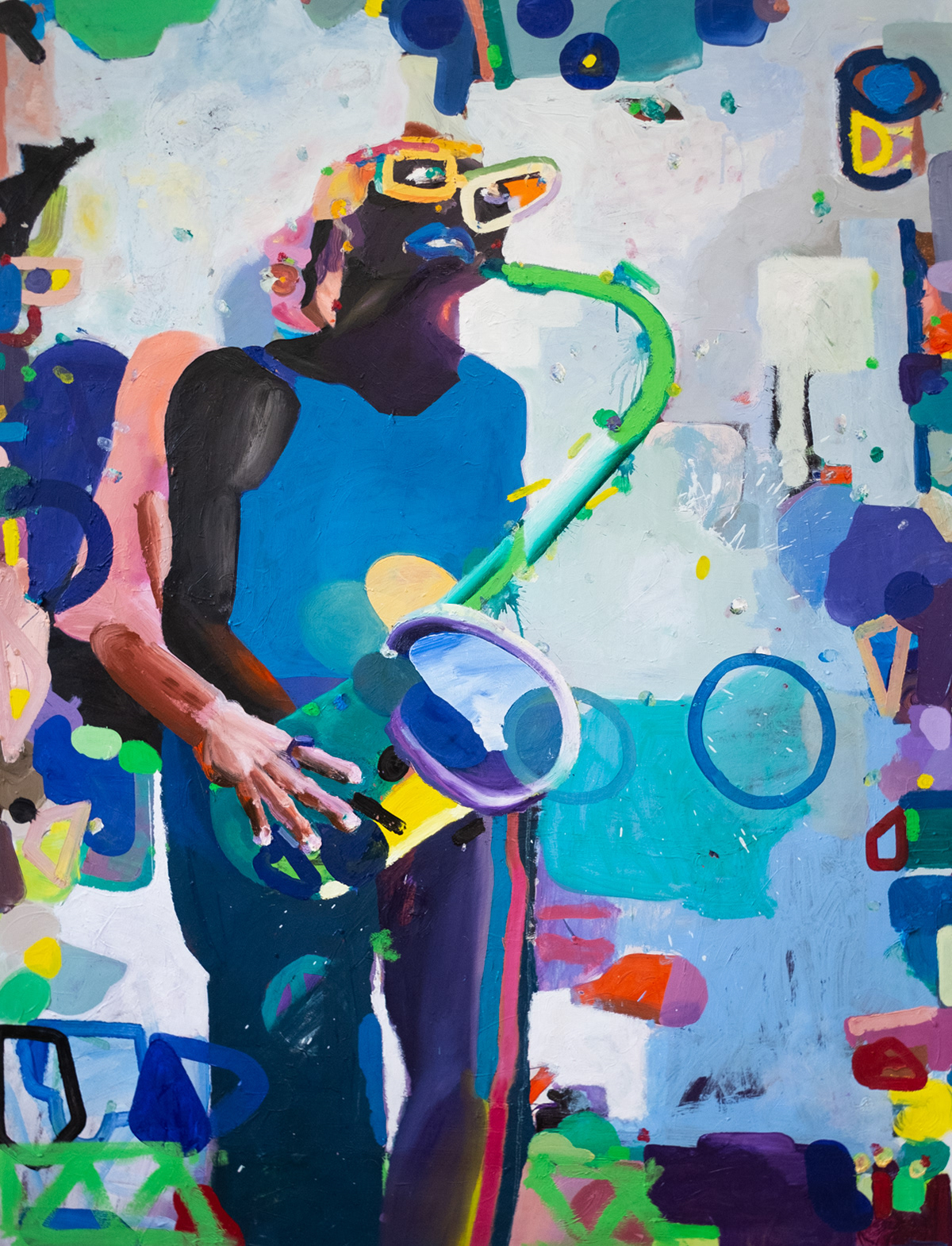 Be free / 150 x 130 cm / oil on canvas / private collection Berlin