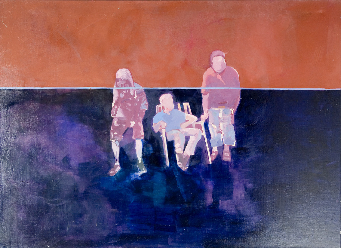 PRZYJACIELE / 94 X 130 CM / OIL ON CANVAS