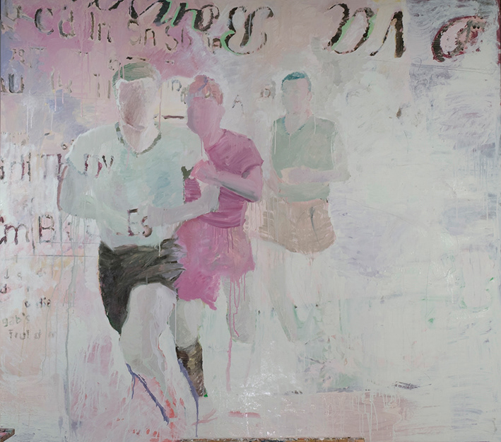 DNA / 160 x 180 cm / oil on canvas / private collection Portugal