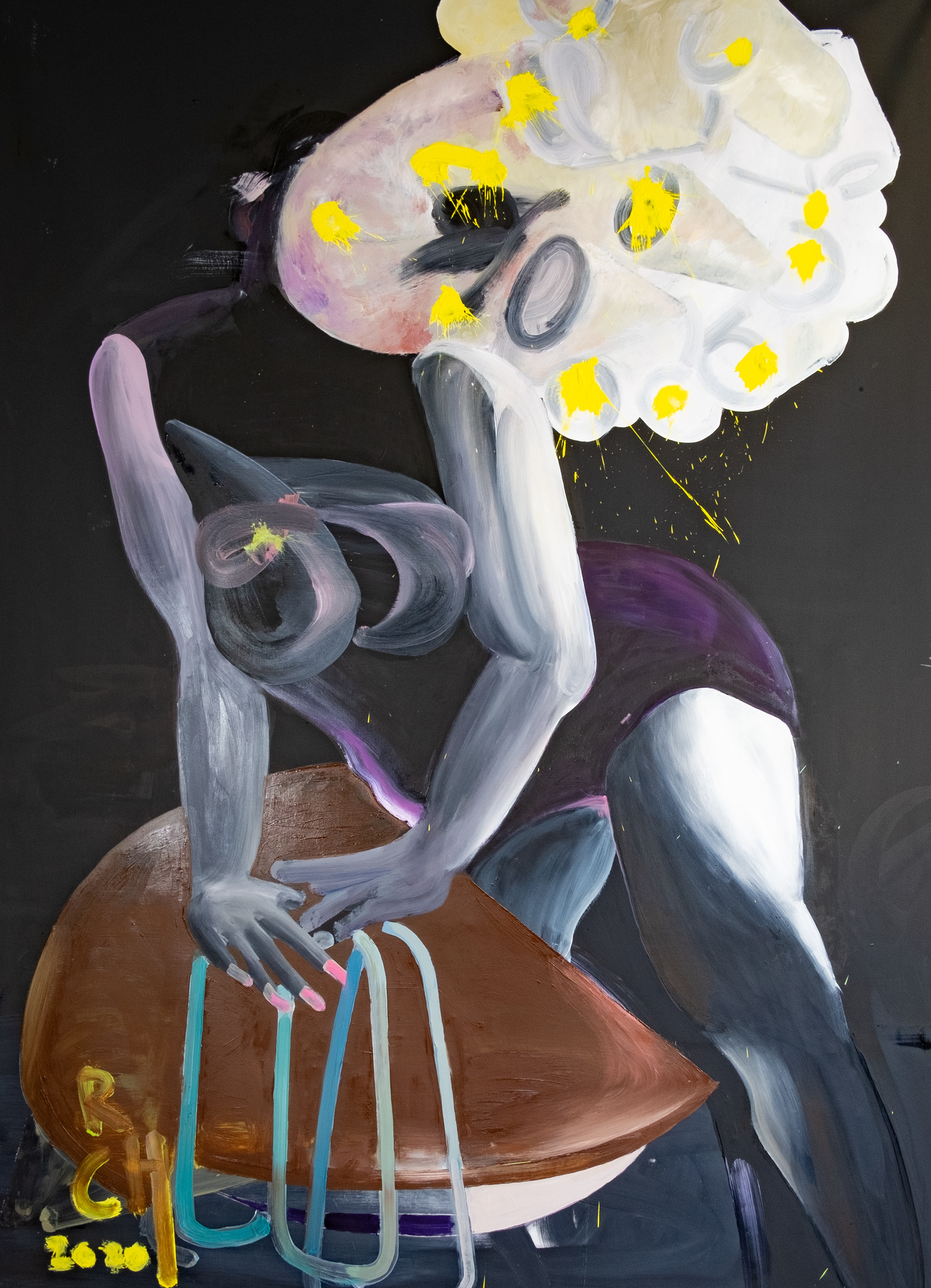 Lokolita / oil on canvas / 150 x 110 cm / 2020