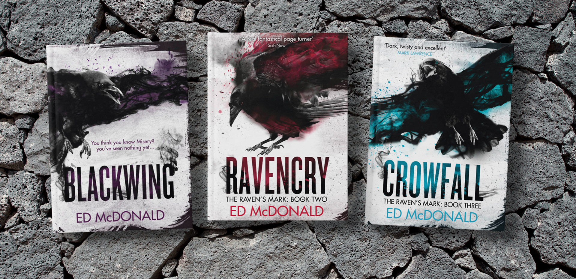 Fantasy Trilogy for Orion Books in Hardback and Paperback - sold across multiple territories
