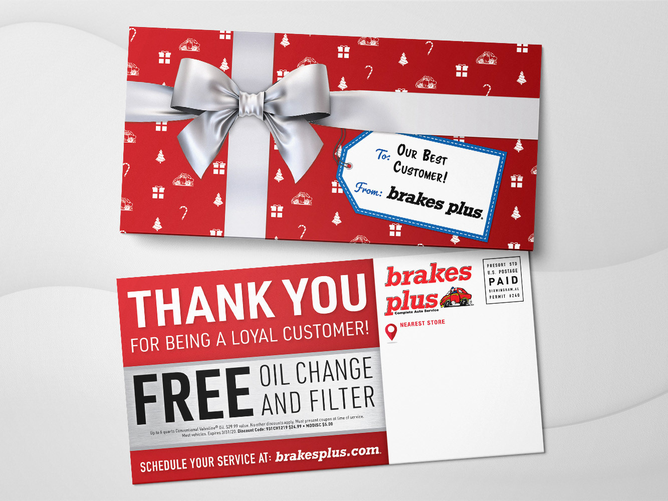 Christmas Postcard - Brakes Plus, 2021