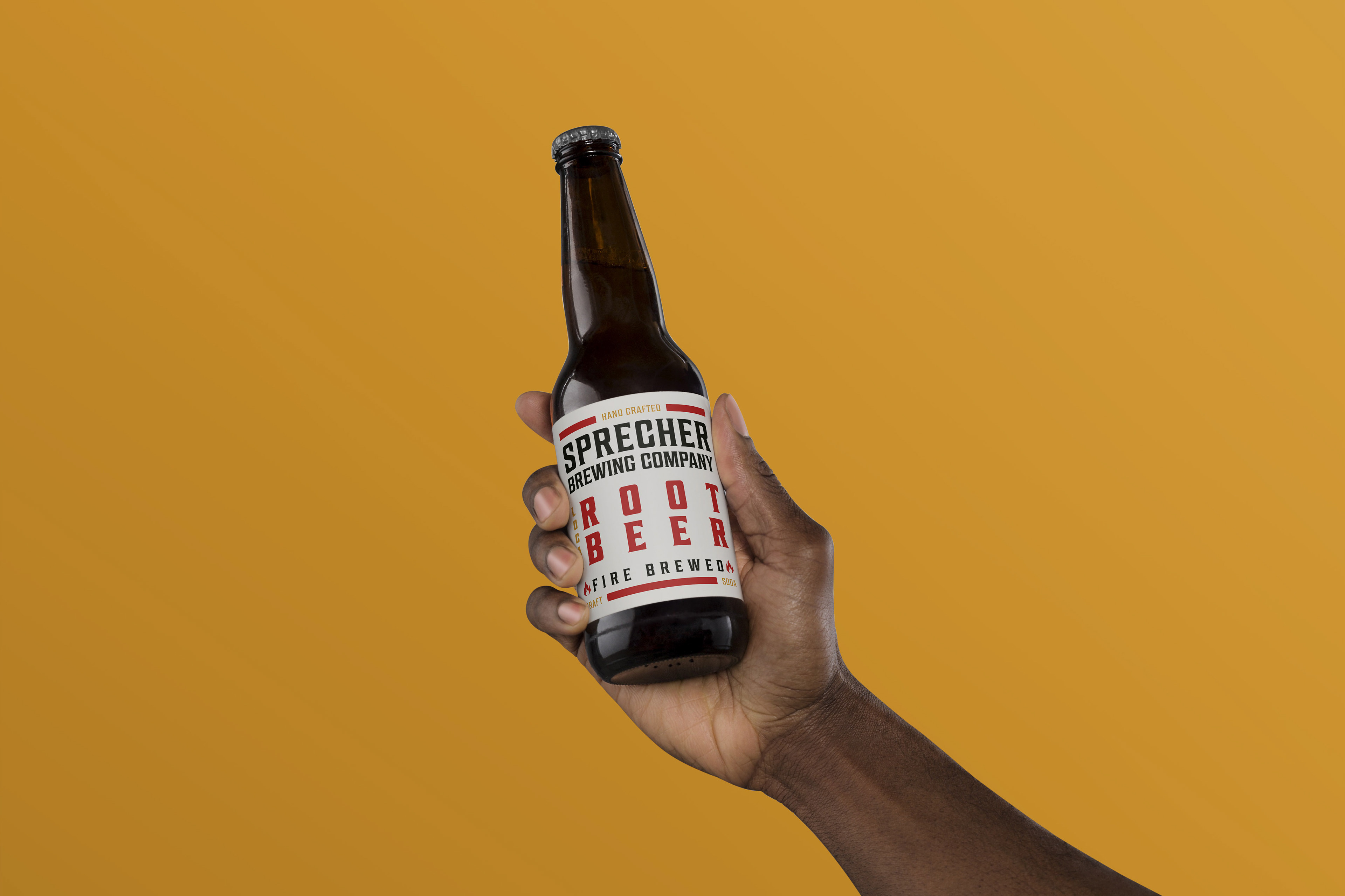 Glass bottle mock up.