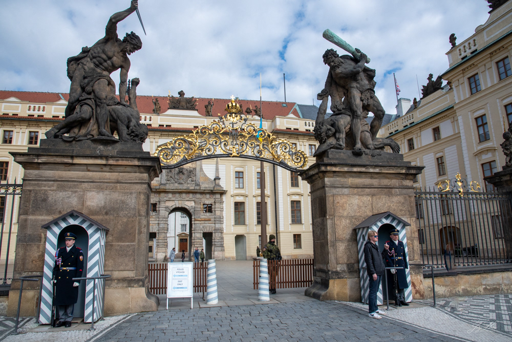 The Entry Gate to Prague Castle