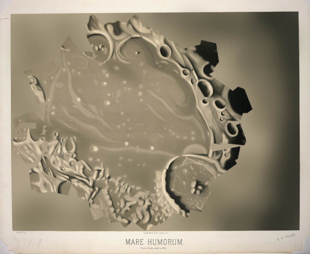 A cosmic representation of a remote dwelling in the likeness of Étienne Léopold Trouvelot