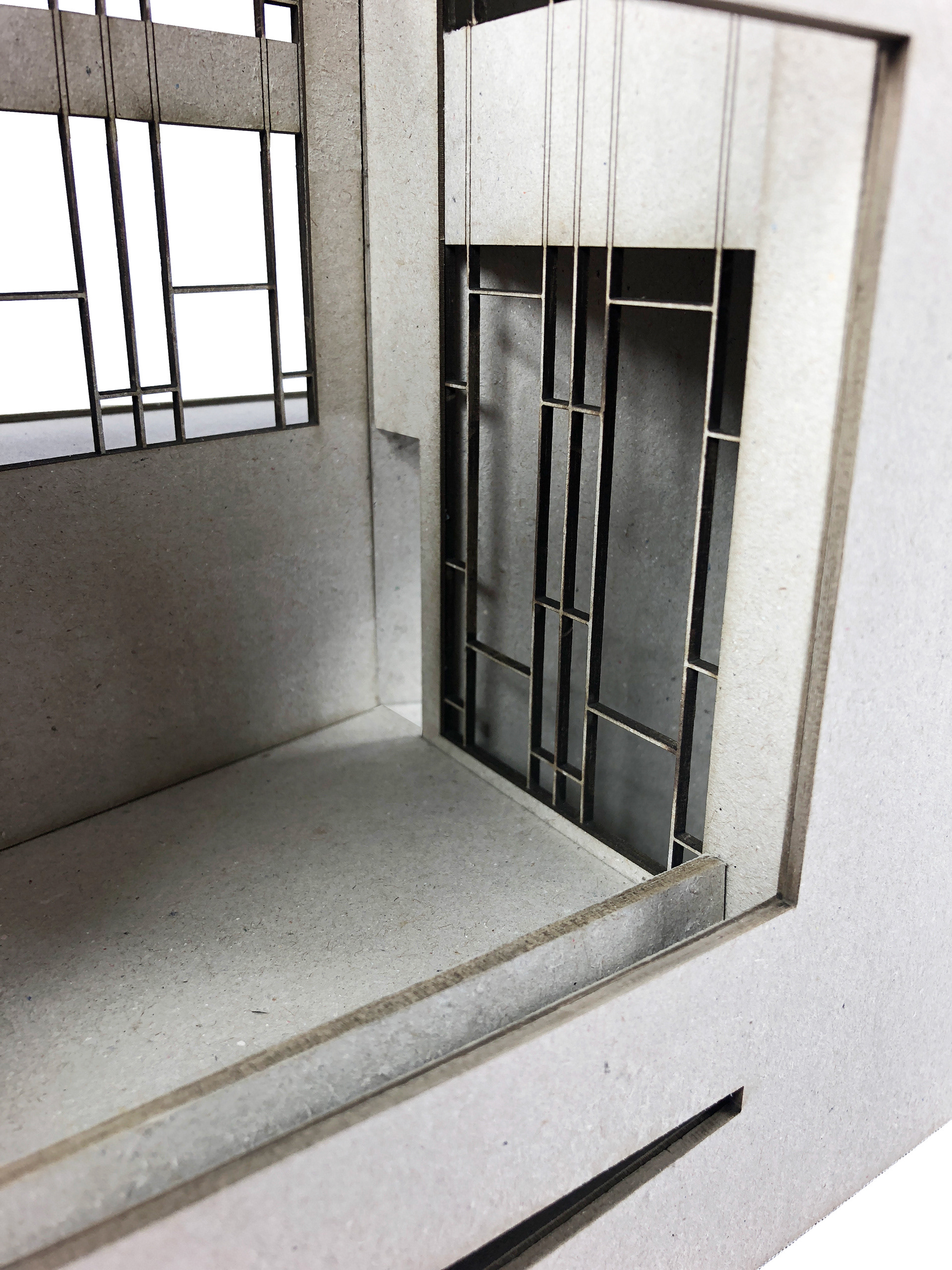 upper portion of double-height installation space