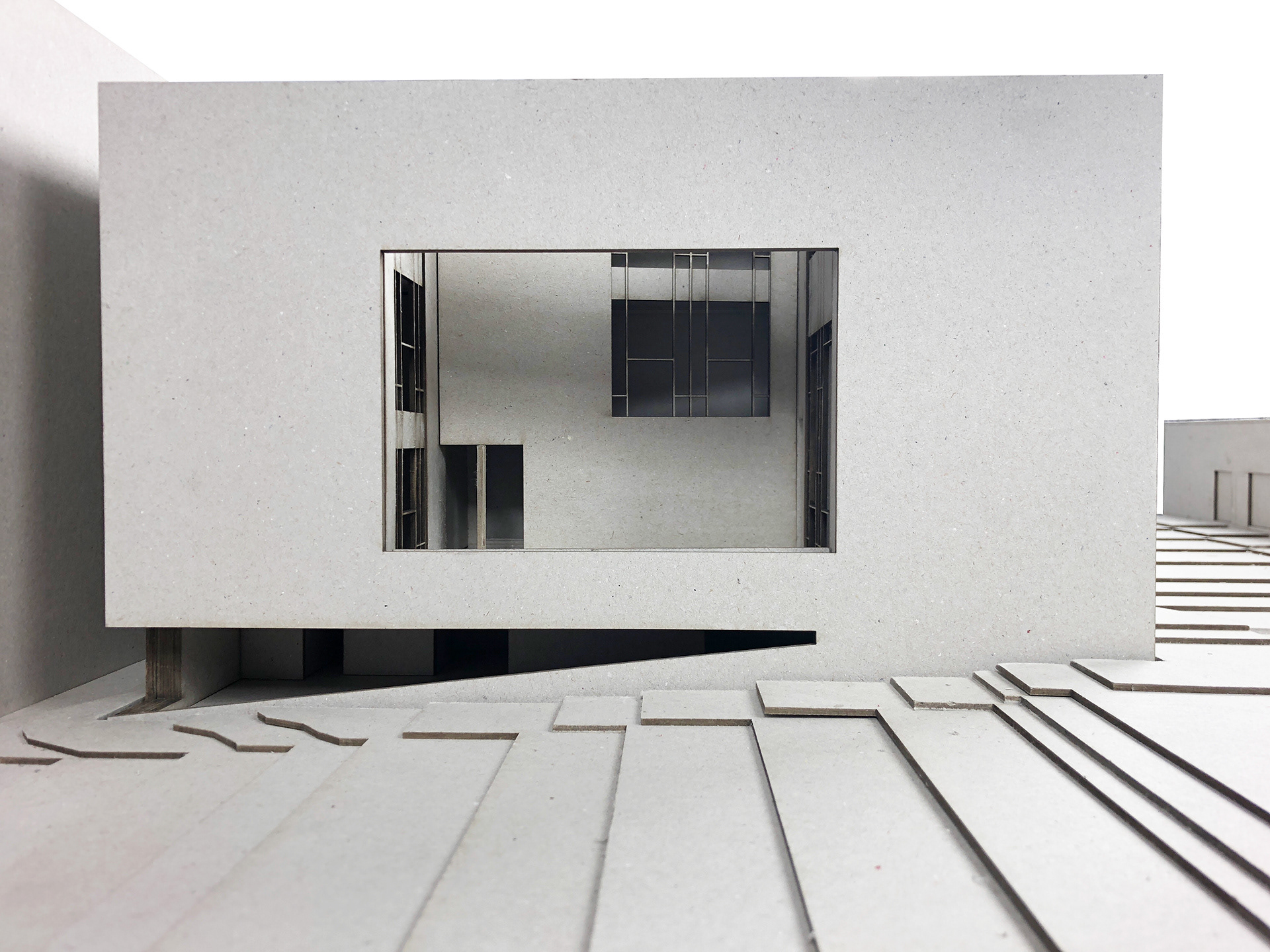 college avenue elevation (model)