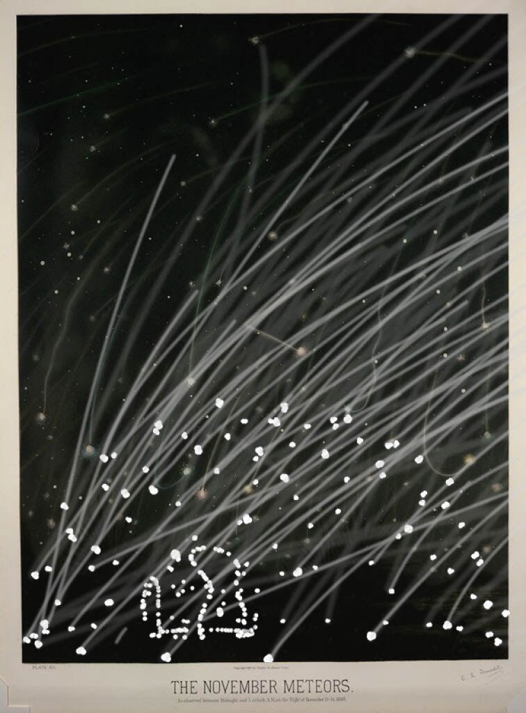 A cosmic representation of a remote dwelling in the likeness of Étienne Léopold Trouvelot