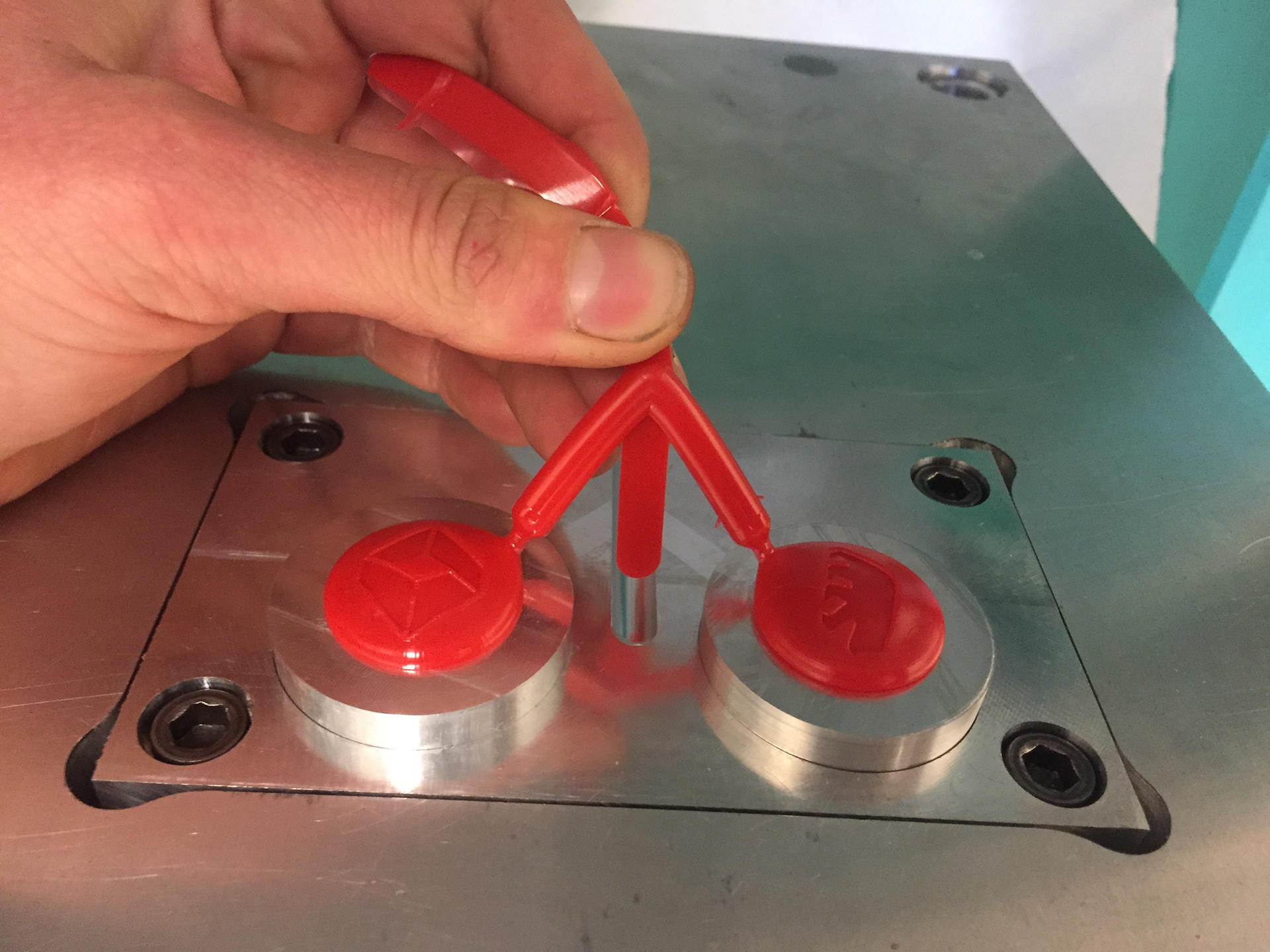 Removing parts from the mold