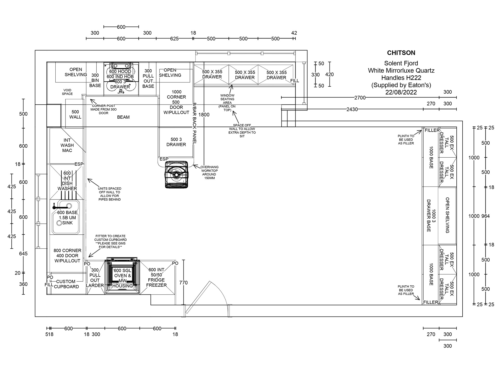 Kitchen plan