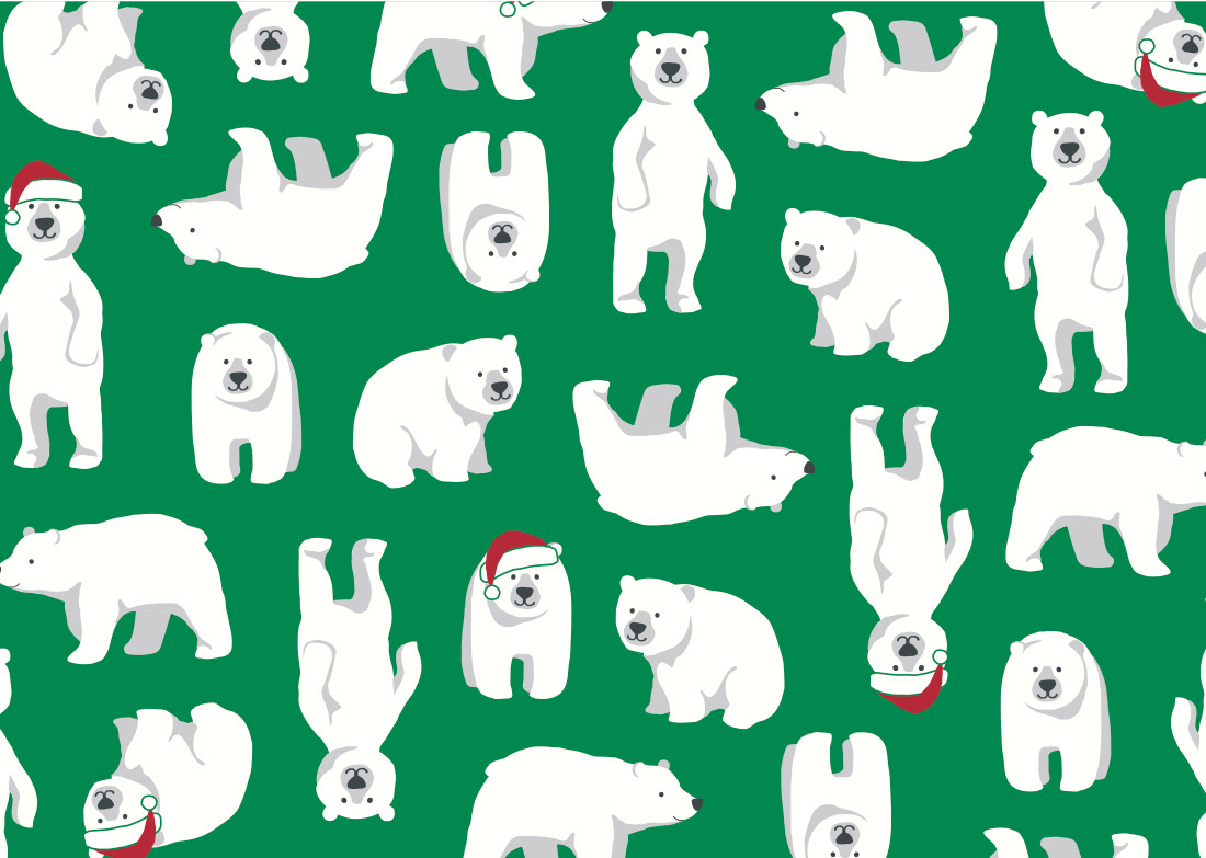 Christmas Polar Bear
