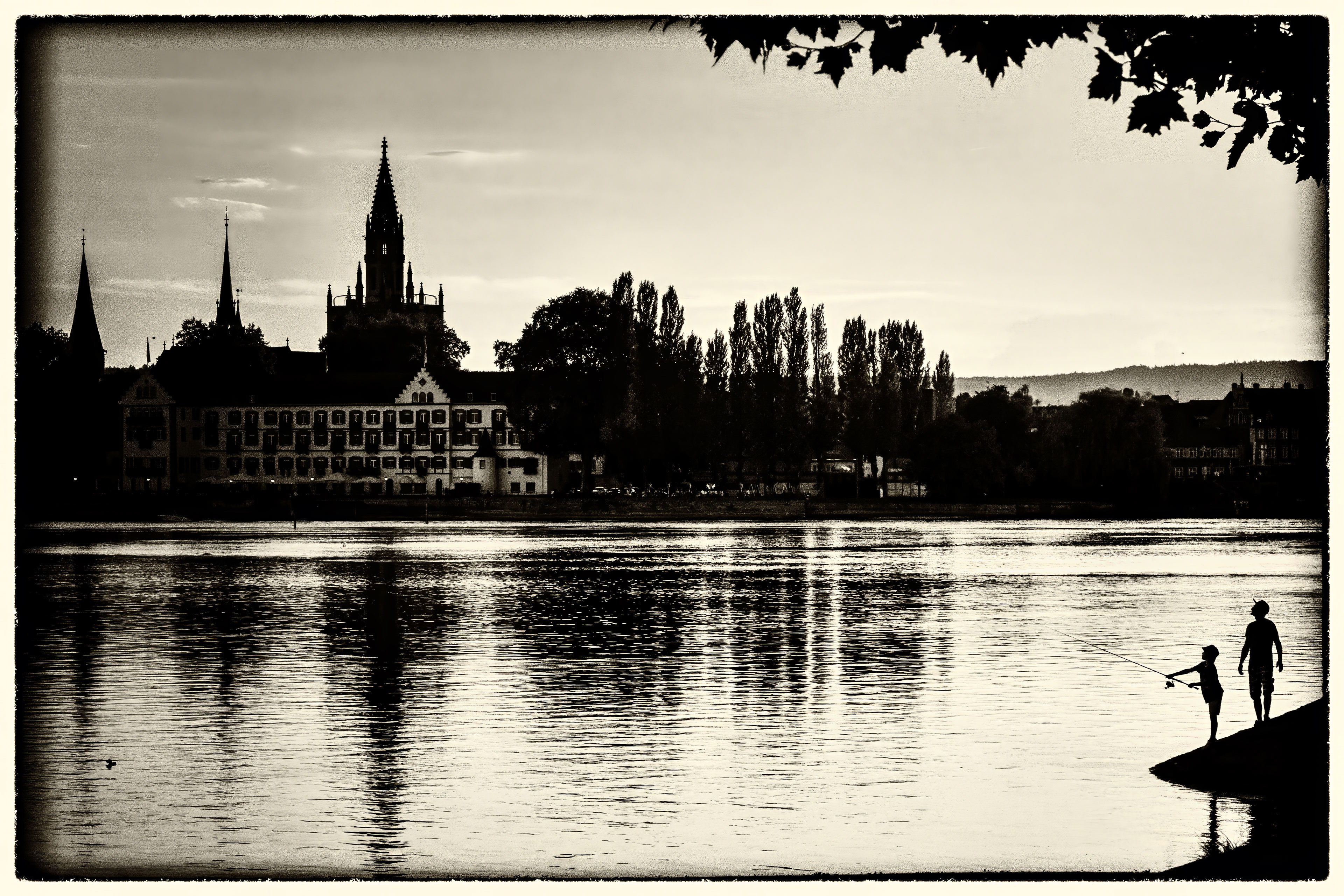 Am schoenen Bodensee 1 s/w