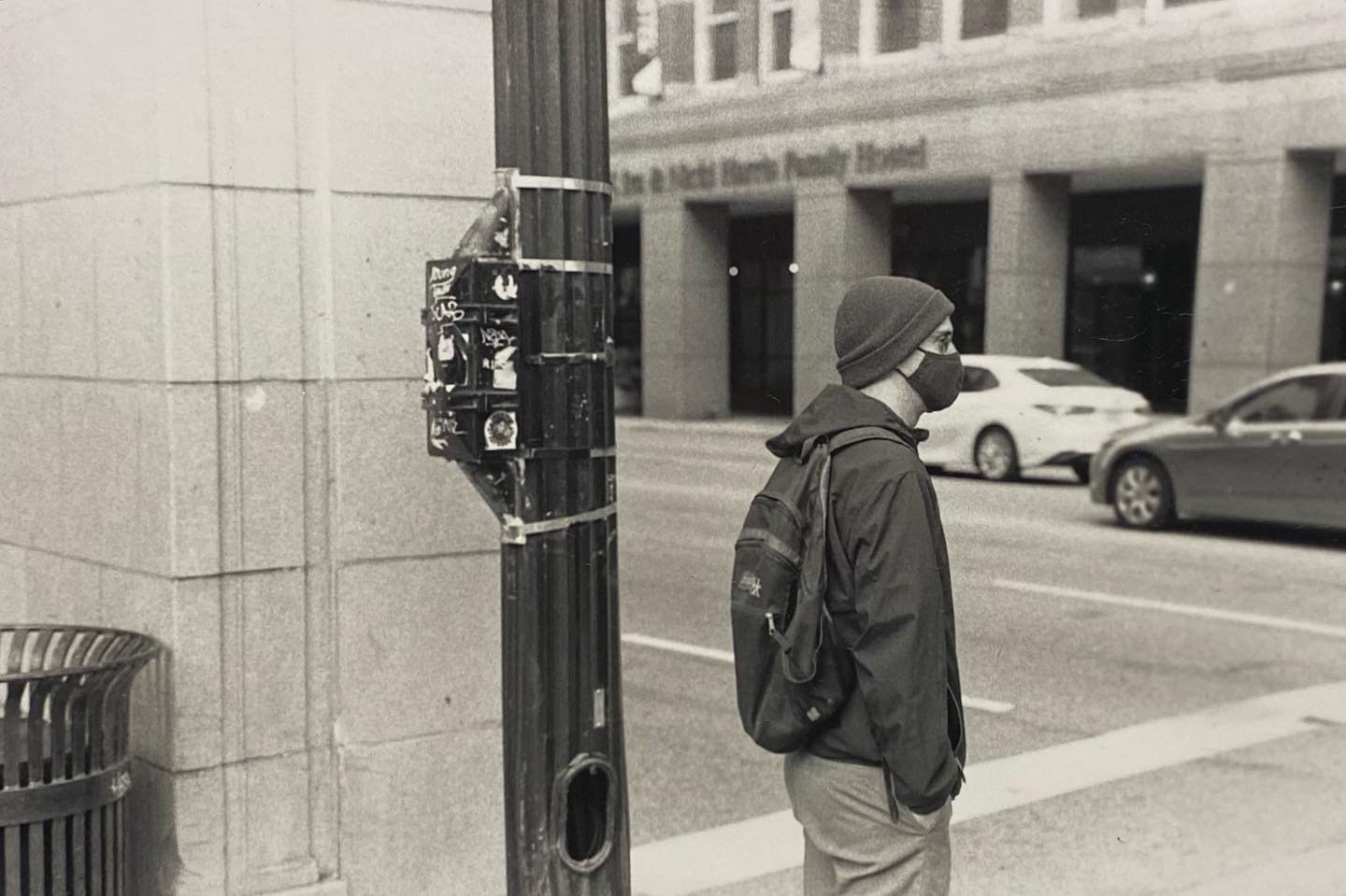"Man on Corner" 35 mm Film