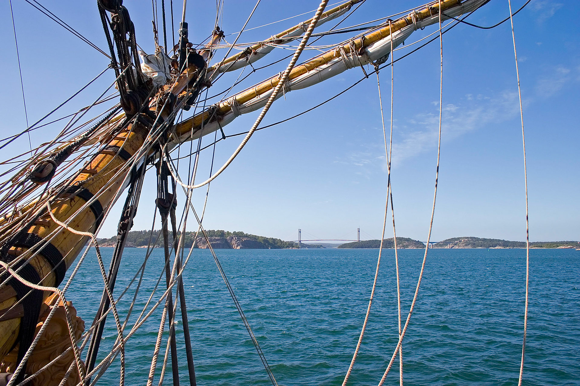 Med kurs mot Tjörnbron