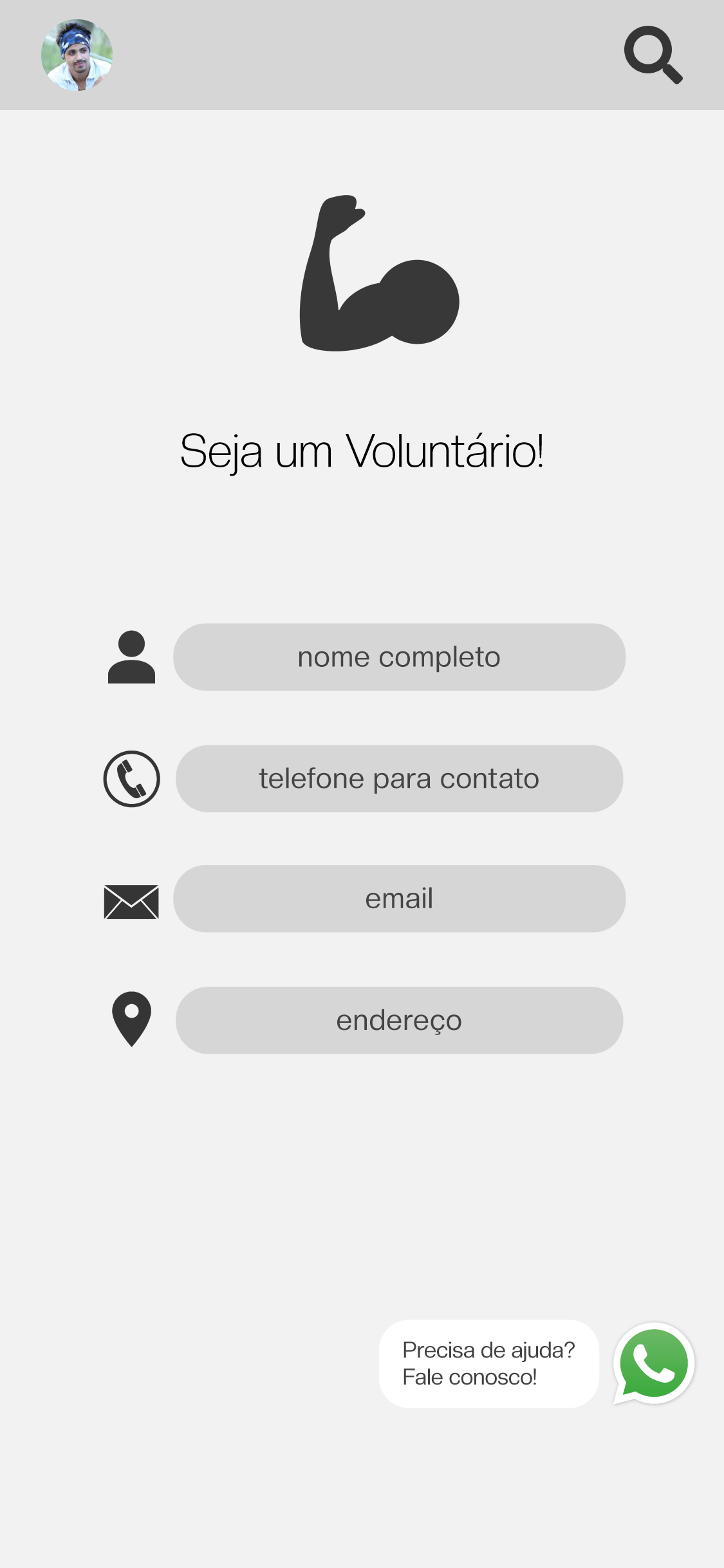 seja voluntário