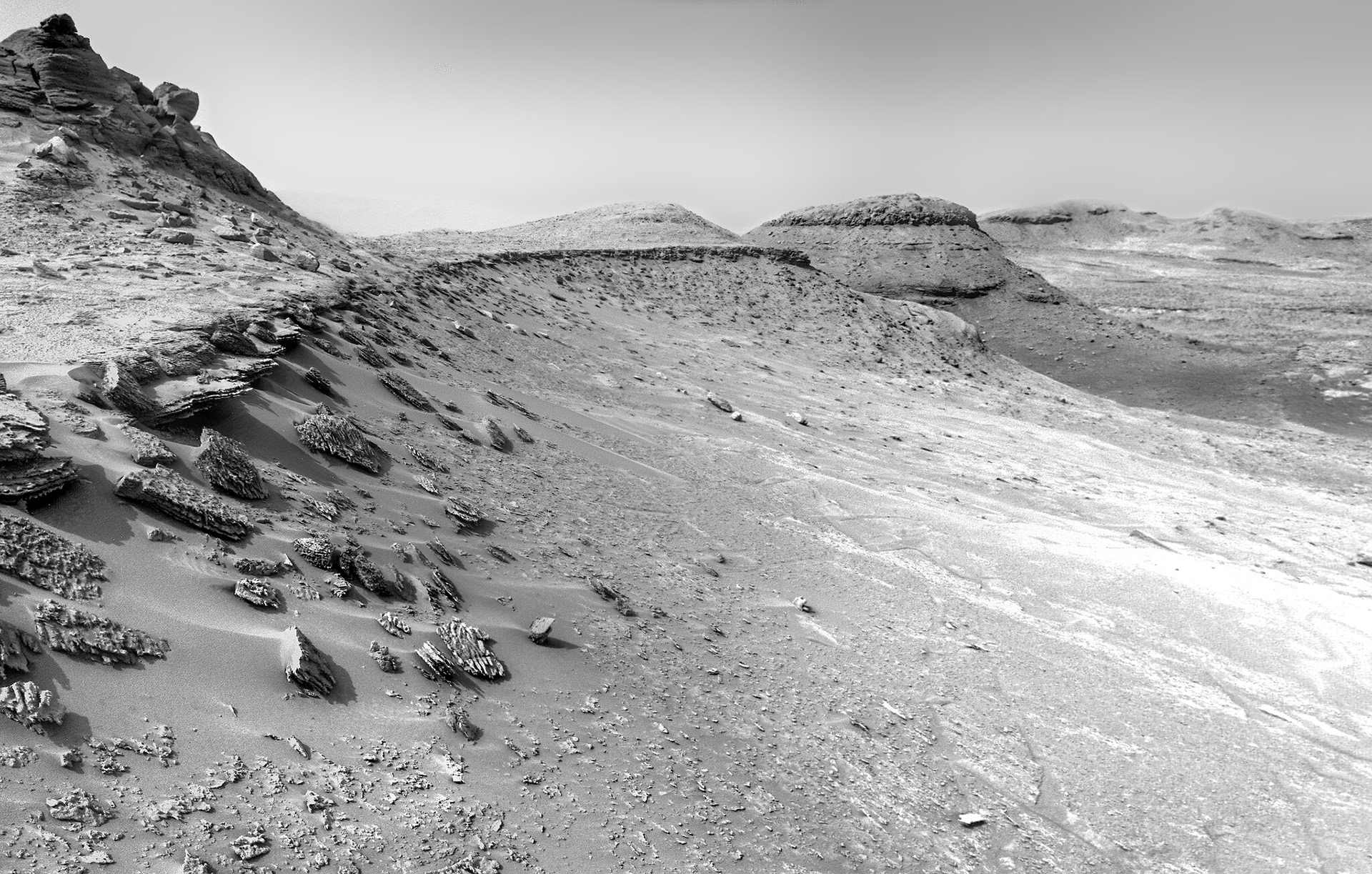 MSL NavCam mosaic