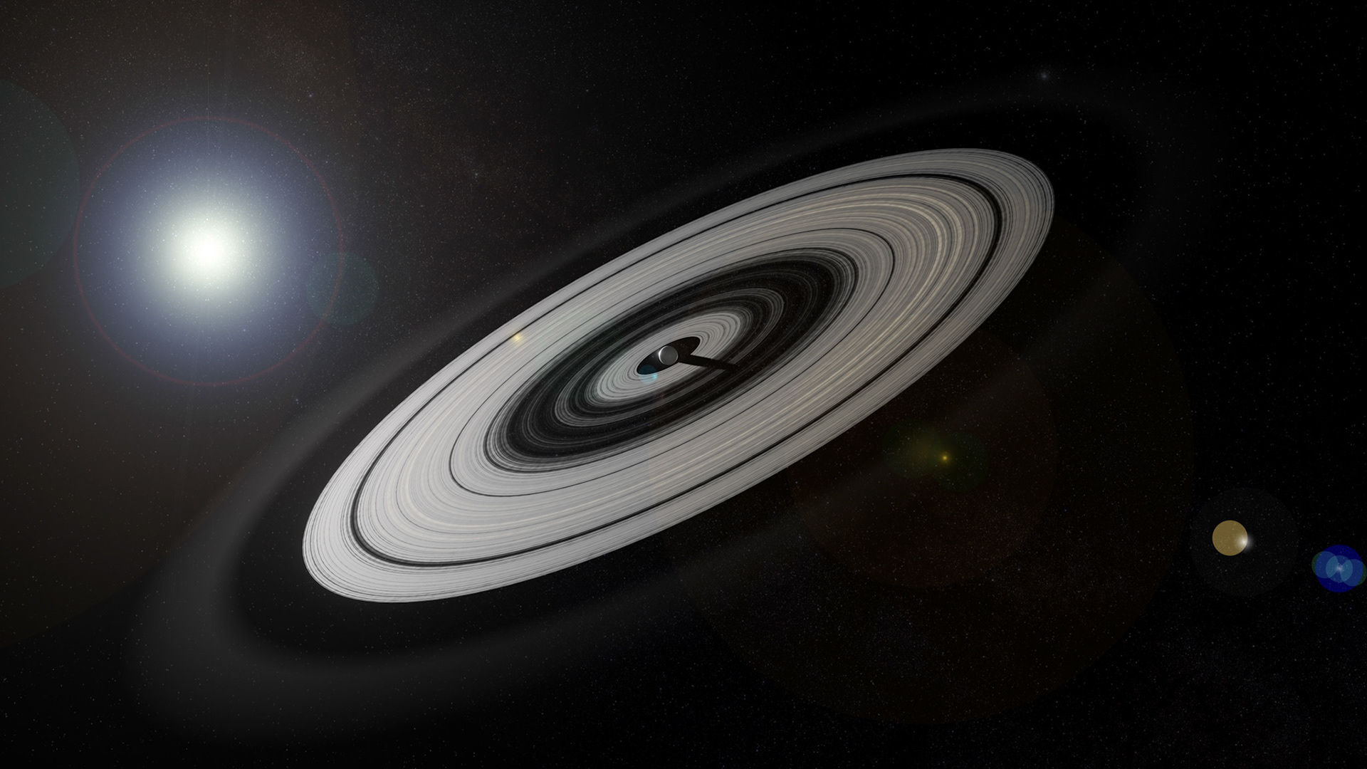 Rings of J1407b