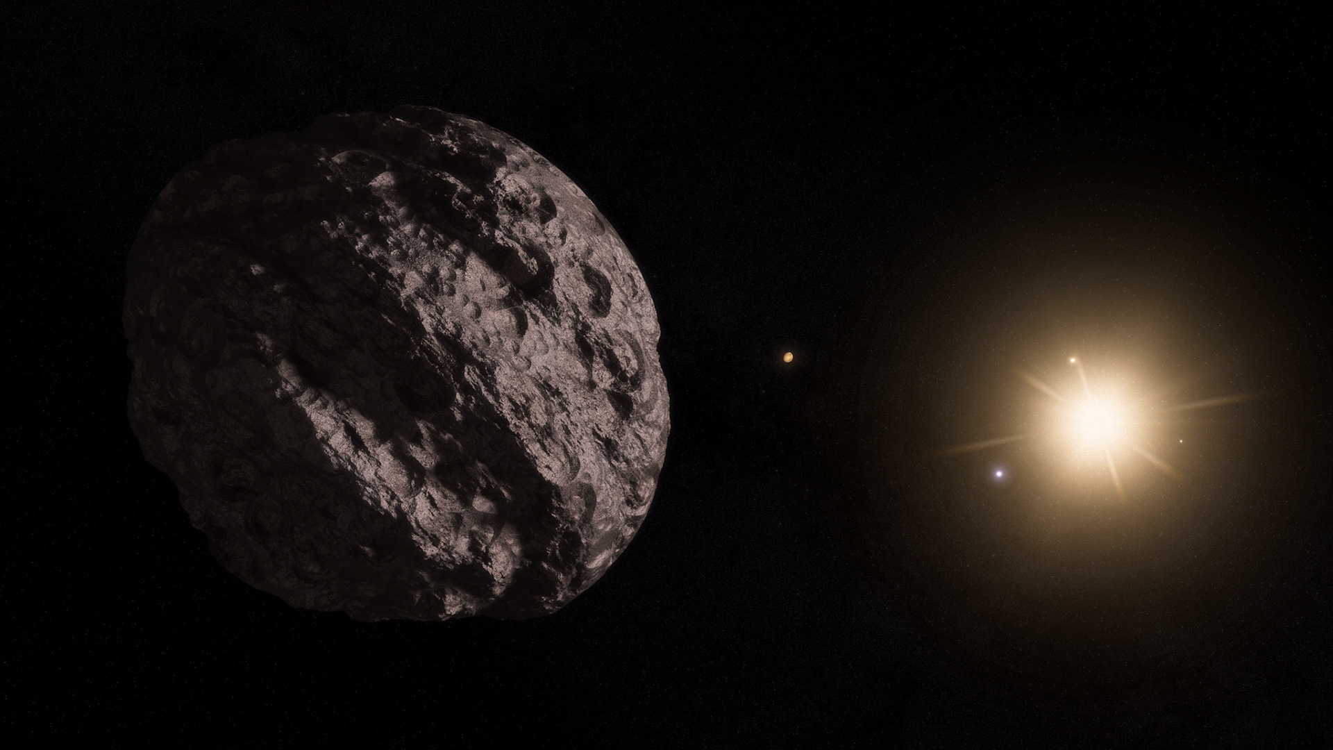 Random small body or asteroid.