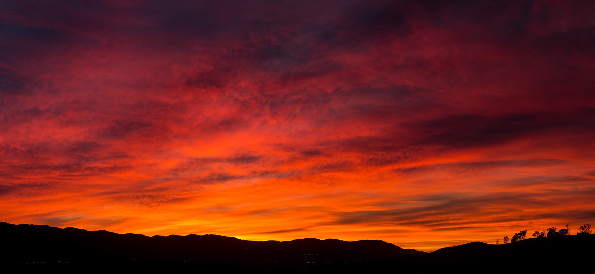 Sunset in Santa Clarita, CA