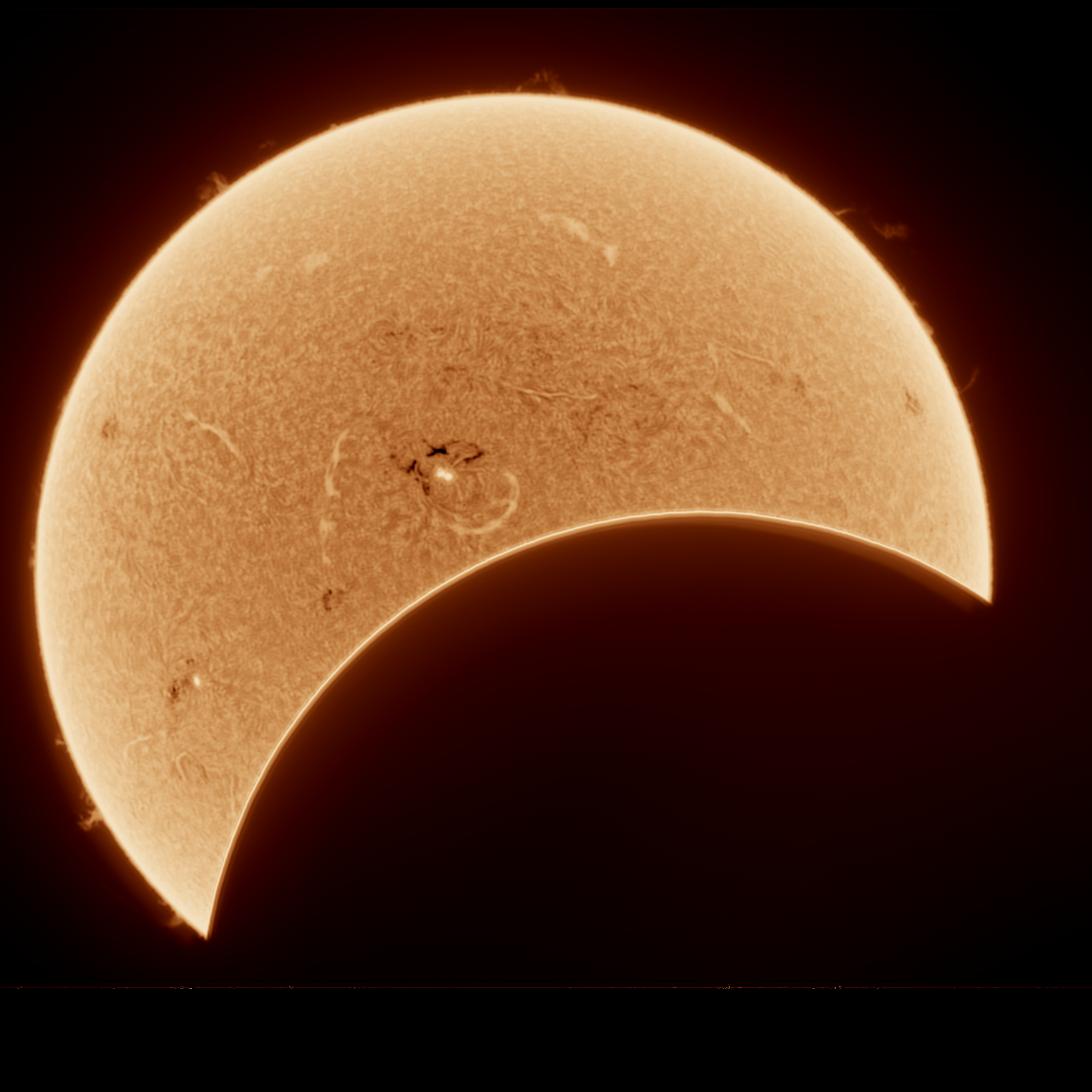 April 8th 2024 Partial Eclipse