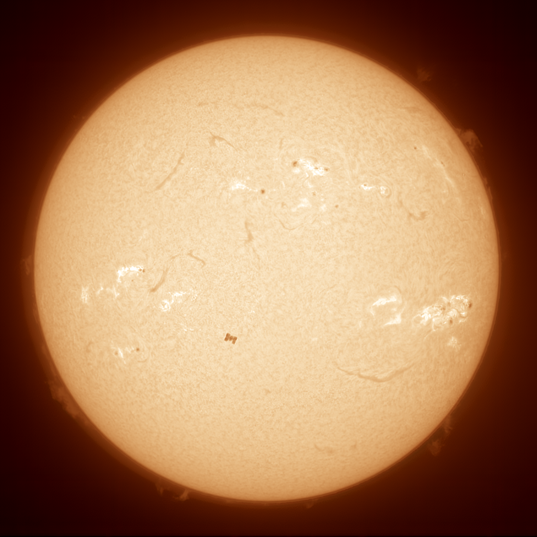 Sun & ISS, April 23 2024
