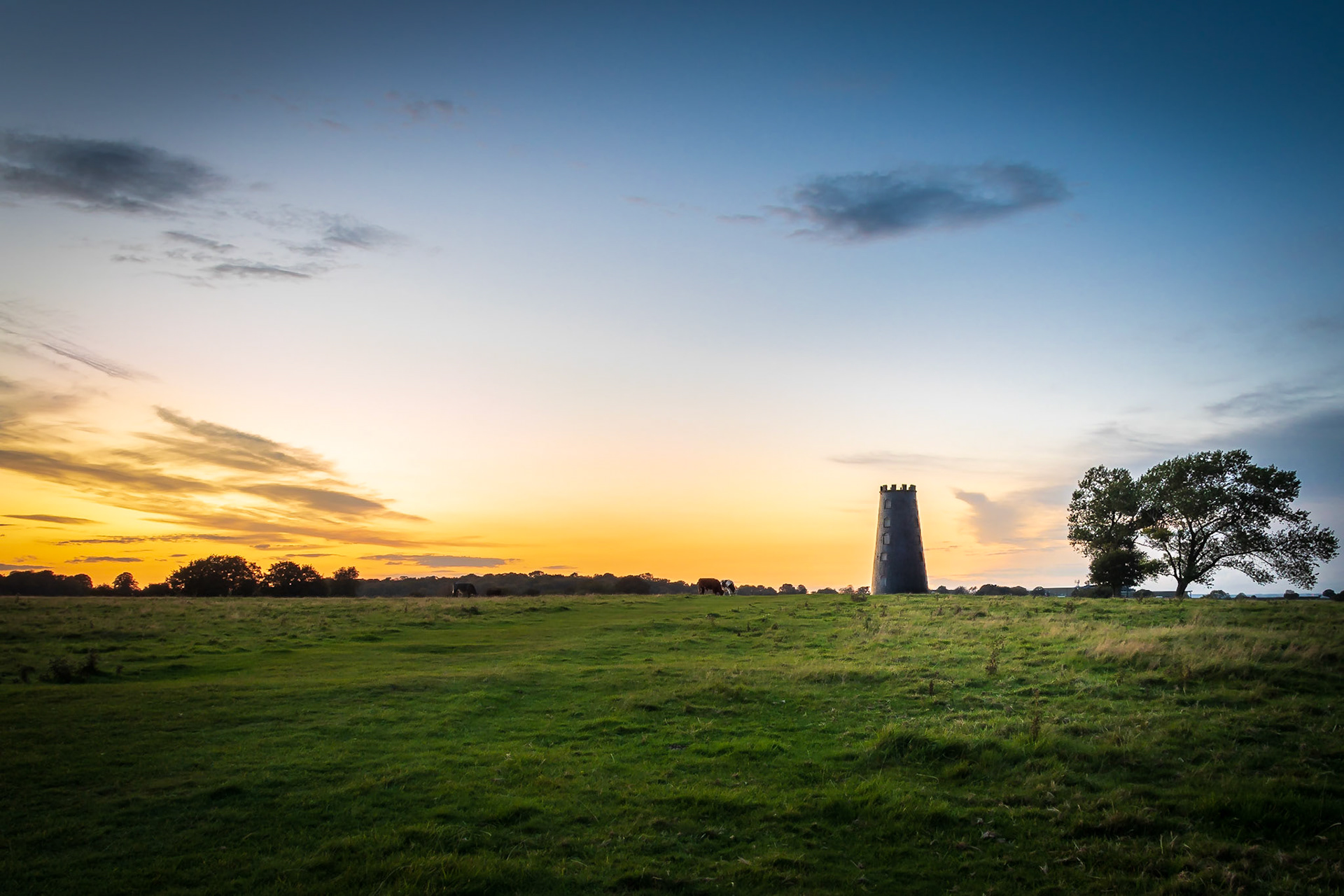 Black Mill Sunset