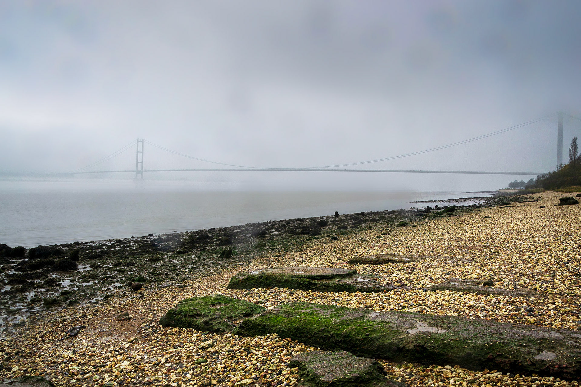 Through the mist and rain