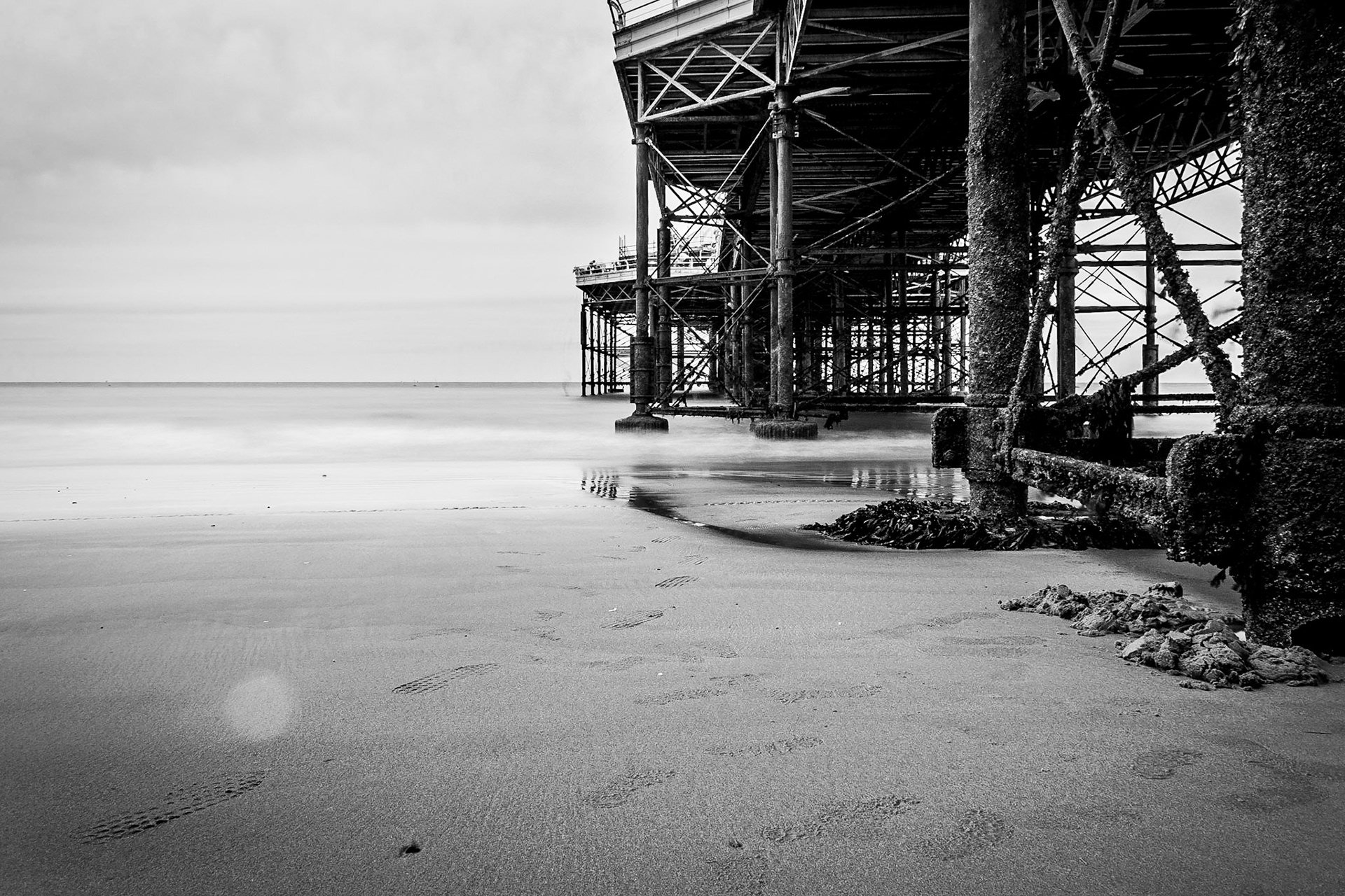 Under the boardwalk