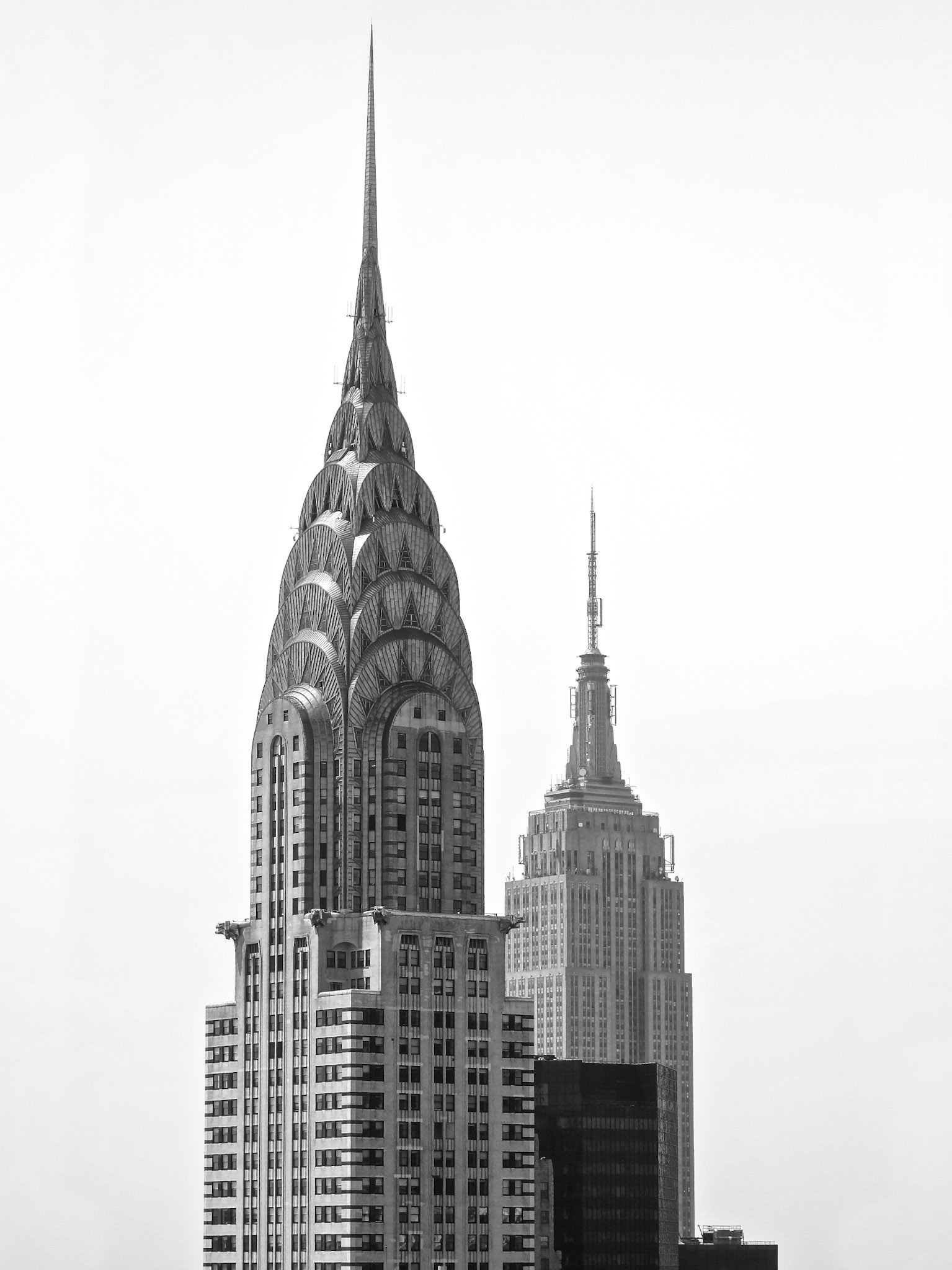 The Chrysler Building and Empire State Building, New York