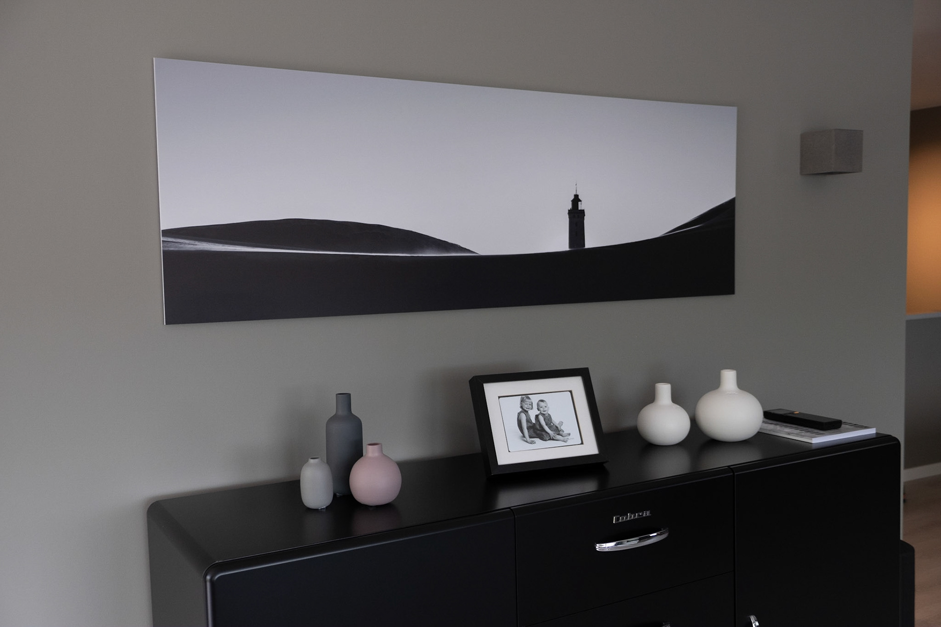 Panorama trykket på skumplate