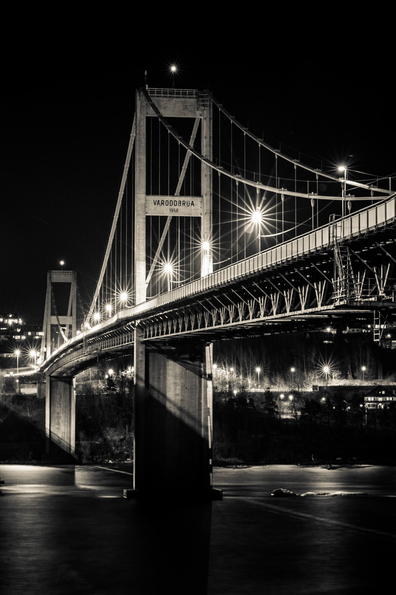 Bridge outside Kristiansand. They are tearing down this bridge in a few years so i have to take many picture of it before that happens.