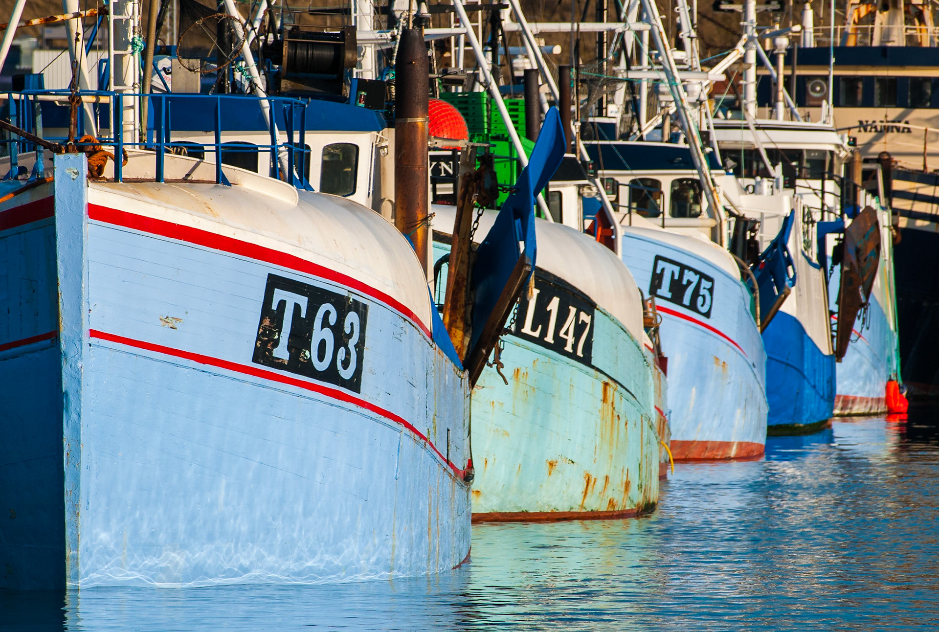Fishing boats in Hanstholm, Denmark