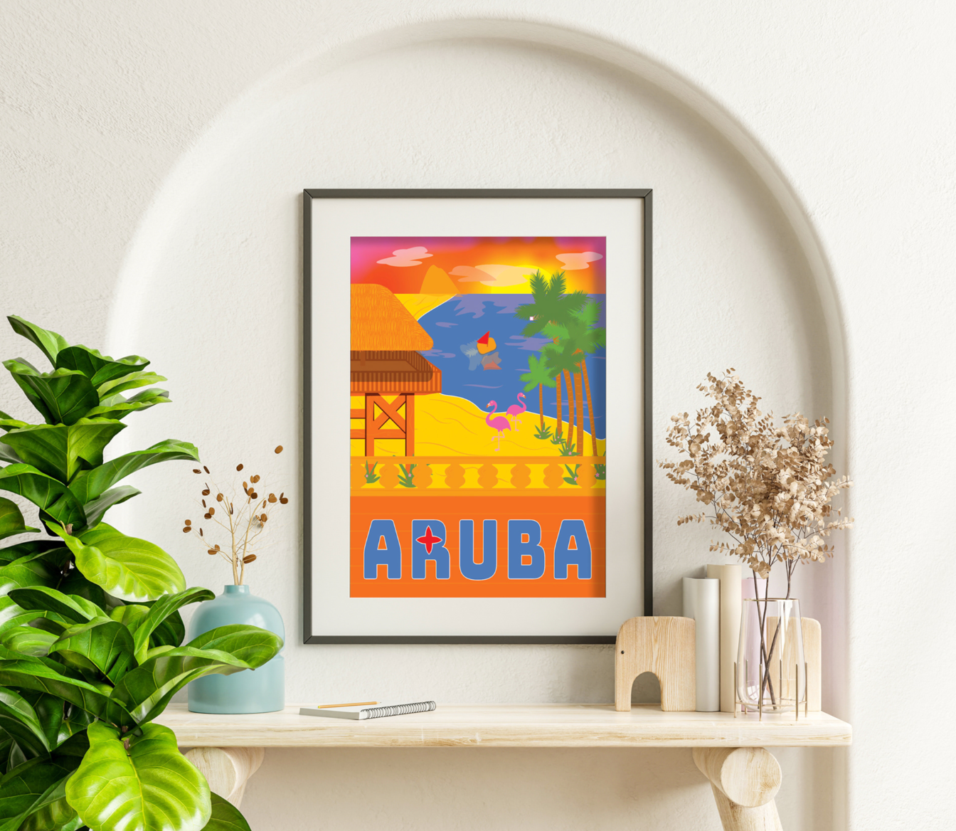 Travel Poster - Aruba