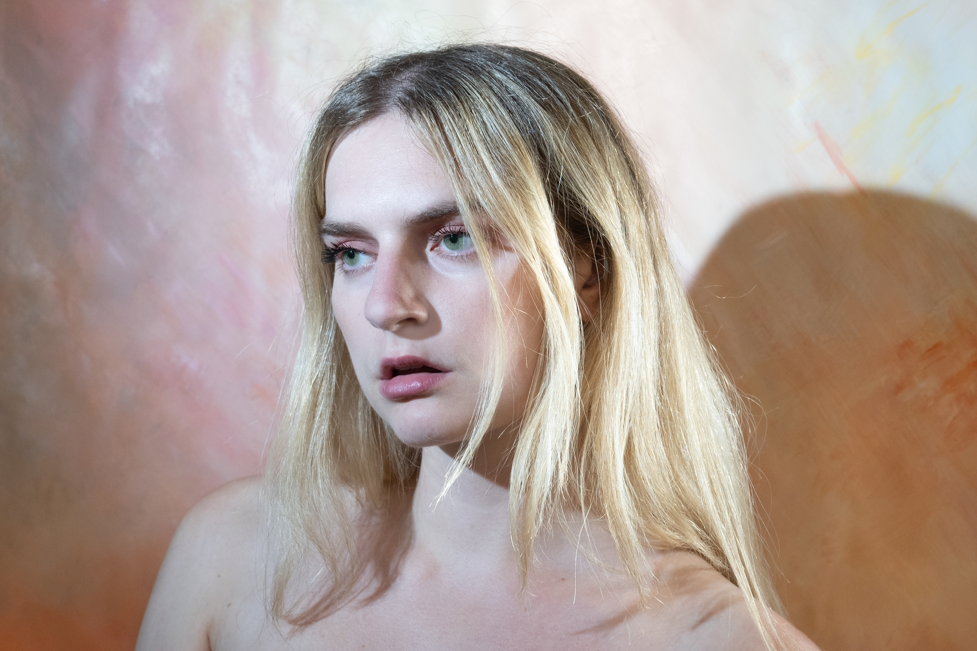 Self-portrait in Pink