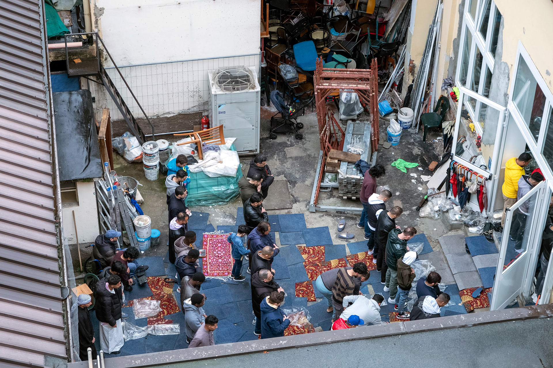 10.04.2024 Milano, Viale Jenner. Ultimo giorno di Ramadan presso la moschea di viale Jenner.