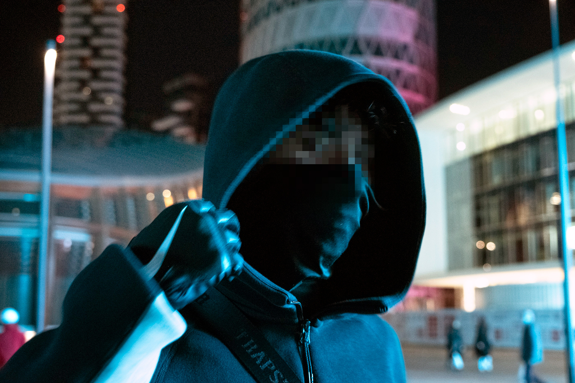 03.02.2024 Milano, P.za Gae Aulenti. Ritratto a seguito di una rissa avvenuto tra maranza.