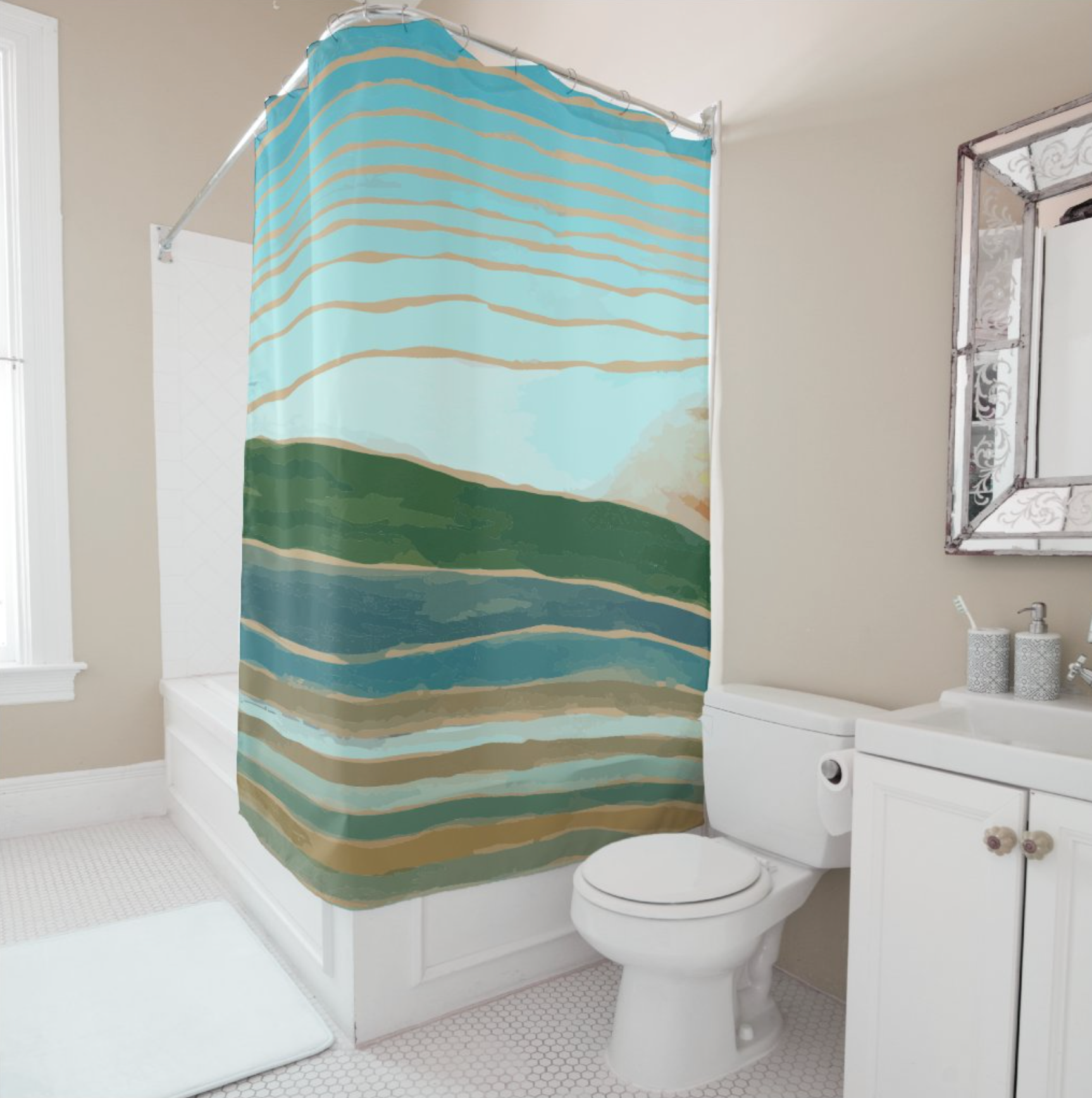 Cornucopia Shower Curtain