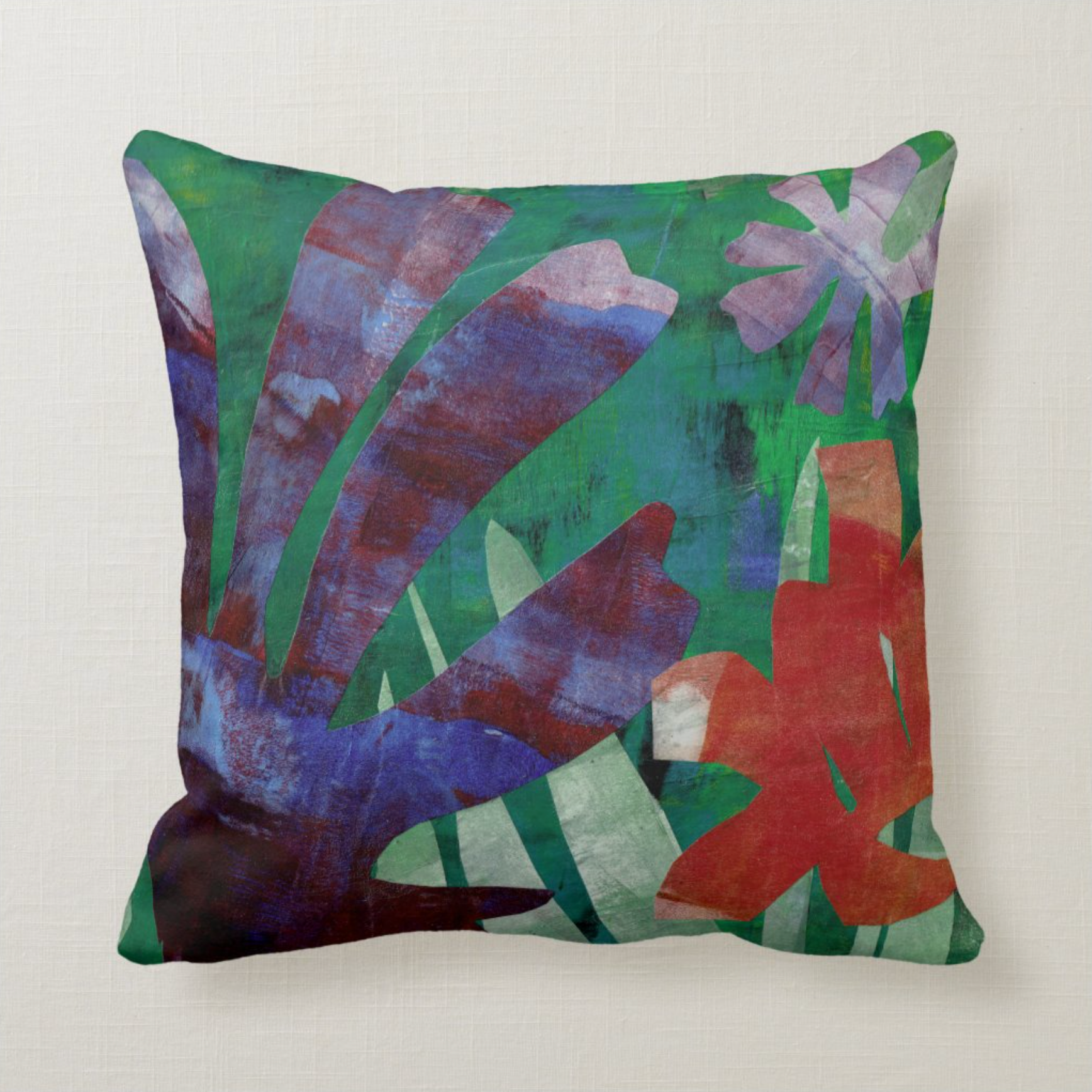Painting with Scissors Pillow