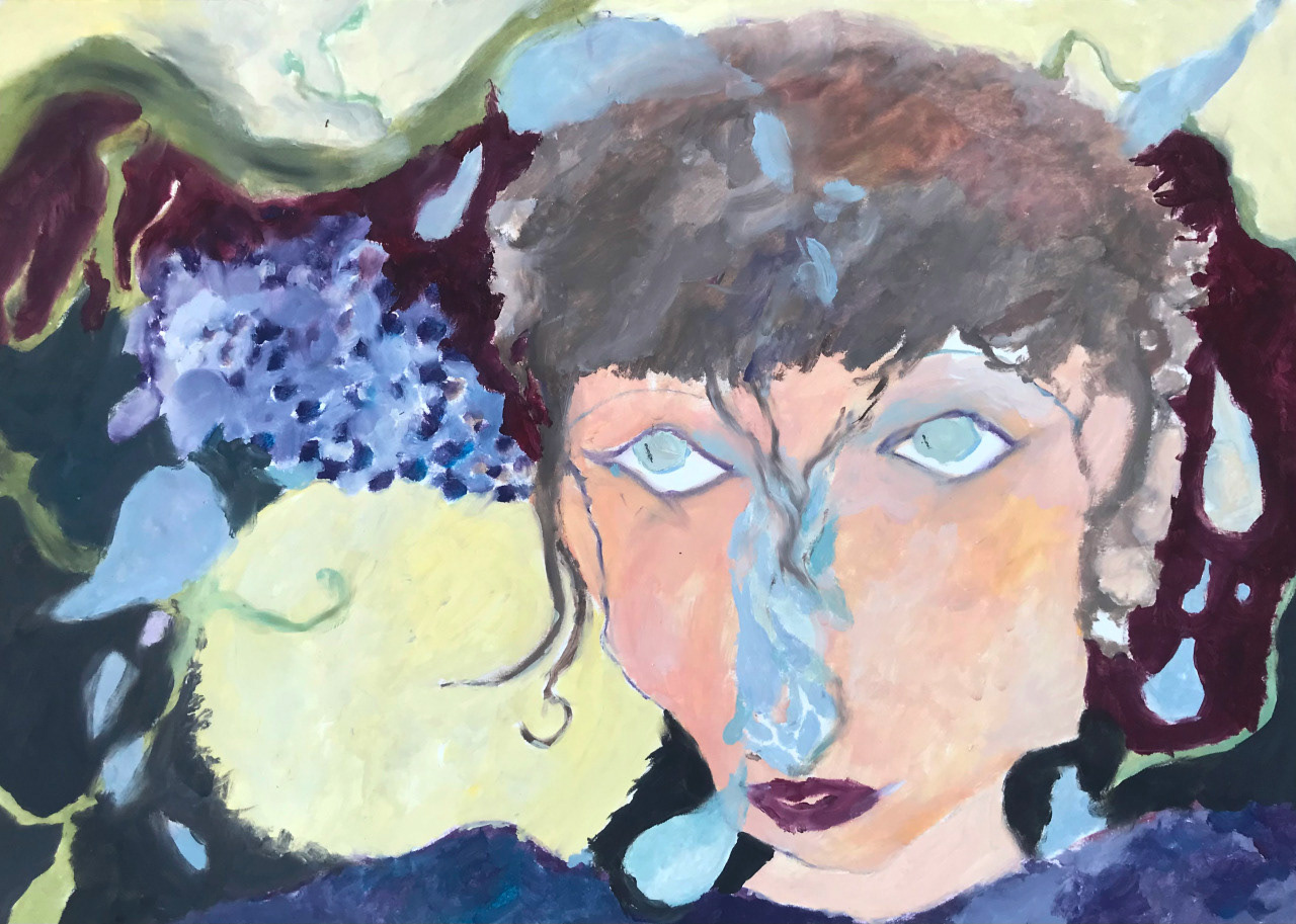 Le véritable nez en goutte, peinture à l'huile, 42 x 29,7 cm