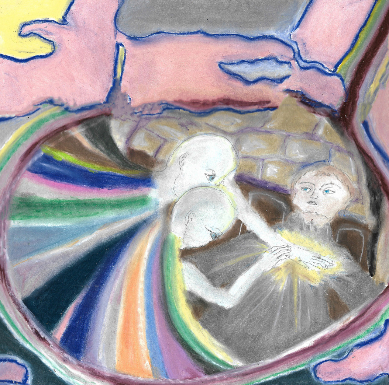 Gardiens, 25 x 25 cm