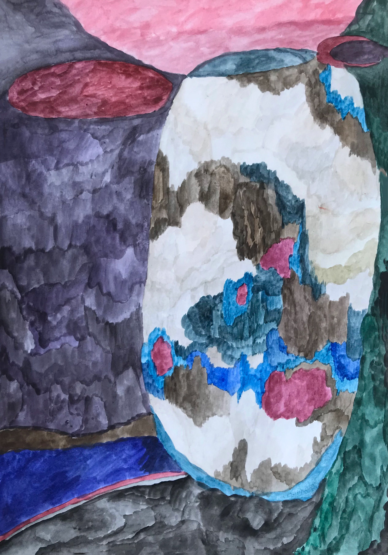 Sans titre, aquarelle, 24 x 32 cm