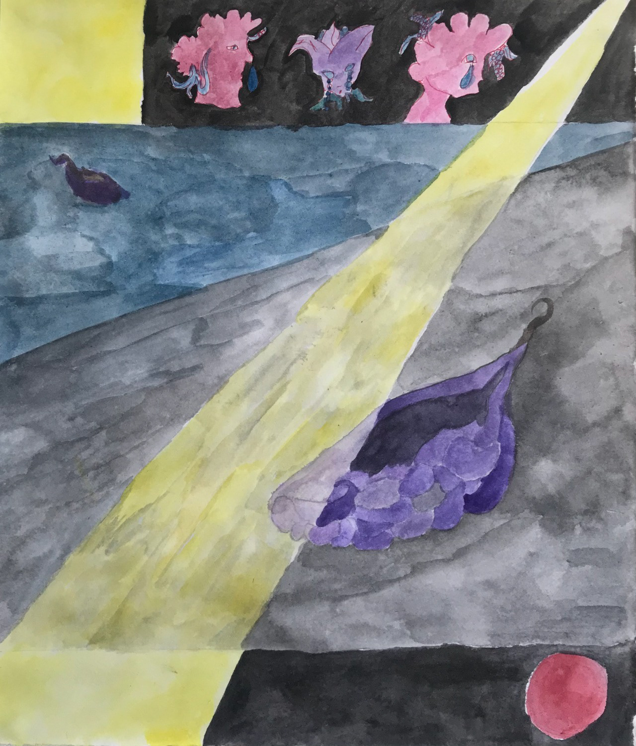 Sans titre, aquarelle, 15 x 20 cm
