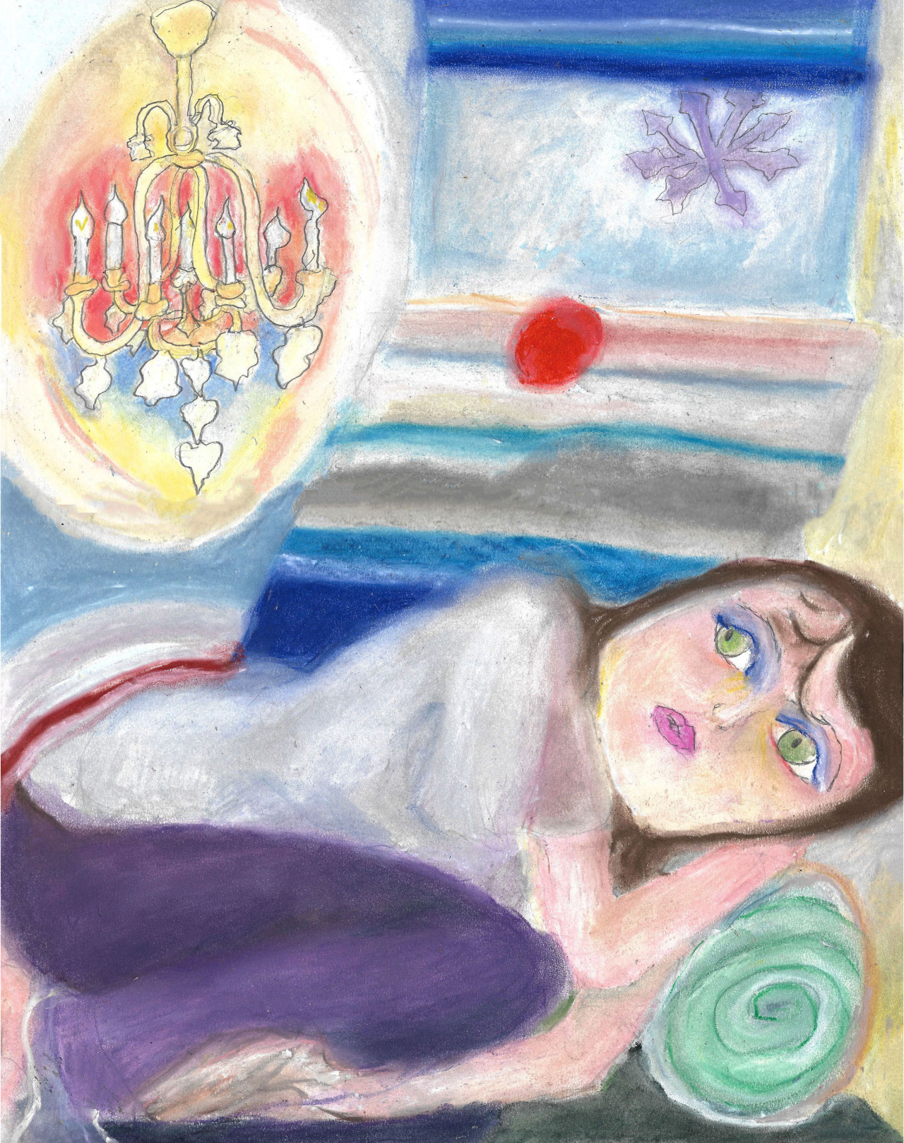 Lustre et enfance que je laisse, 29,7 x 42 cm