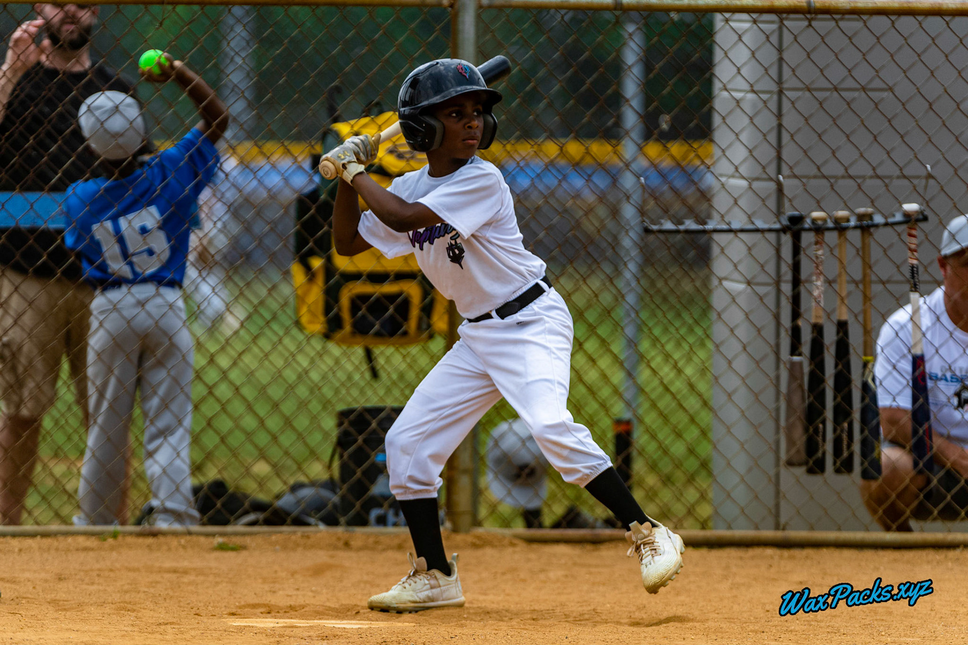 VA Neptunez @ Prince George Outlaws 2023-06-11 USSSA WOOD BAT BATTLE, Mechanicsville, LL Complex, VA, W 15 - 3 © WaxPacks.xyz™