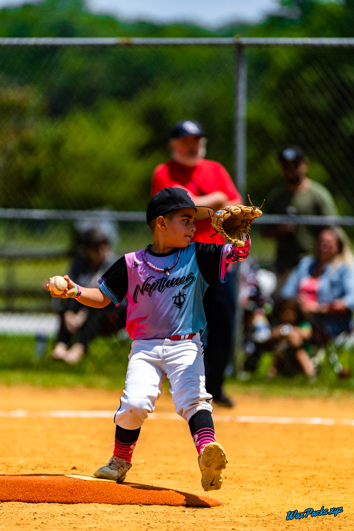 VA Neptunez @ SBA VA Futures Elite 06-04-2023 Game 1 of Double Header - Nike Park, Isle of Wight, VA, 0 - 6 © WaxPacks.xyz™