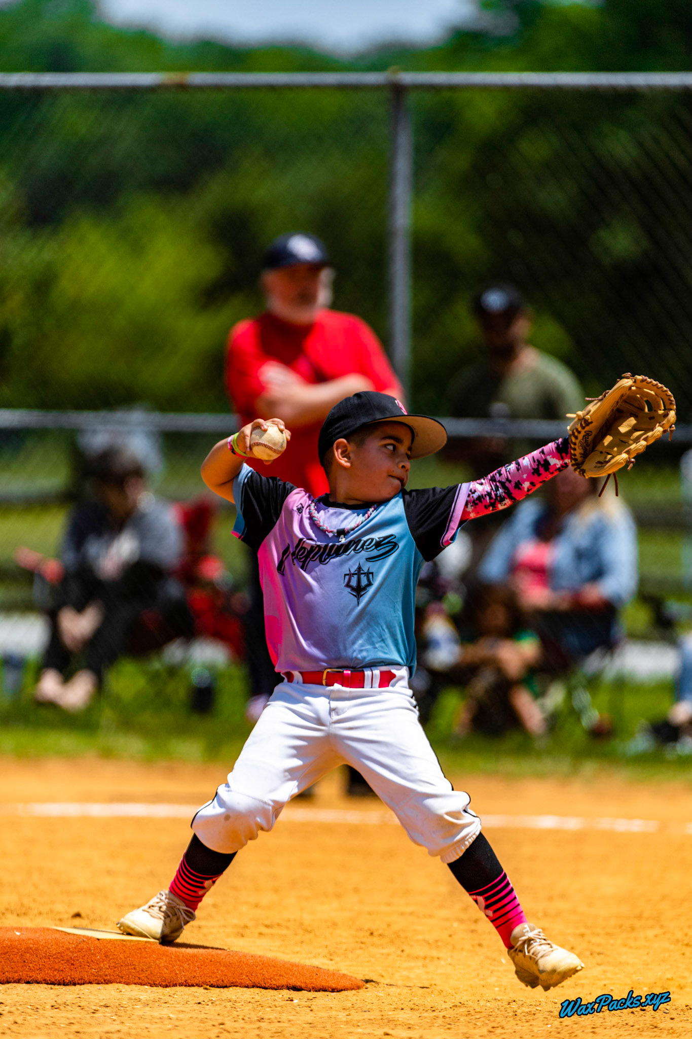 VA Neptunez @ SBA VA Futures Elite 06-04-2023 Game 1 of Double Header - Nike Park, Isle of Wight, VA, 0 - 6 © WaxPacks.xyz™