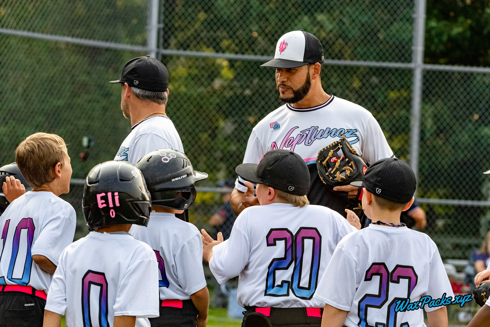 VA Neptunez @ Dominion Hitters 8U 2023-06-08 Kid Pitch, Suffolk, VA, 8 - 18 © WaxPacks.xyz™