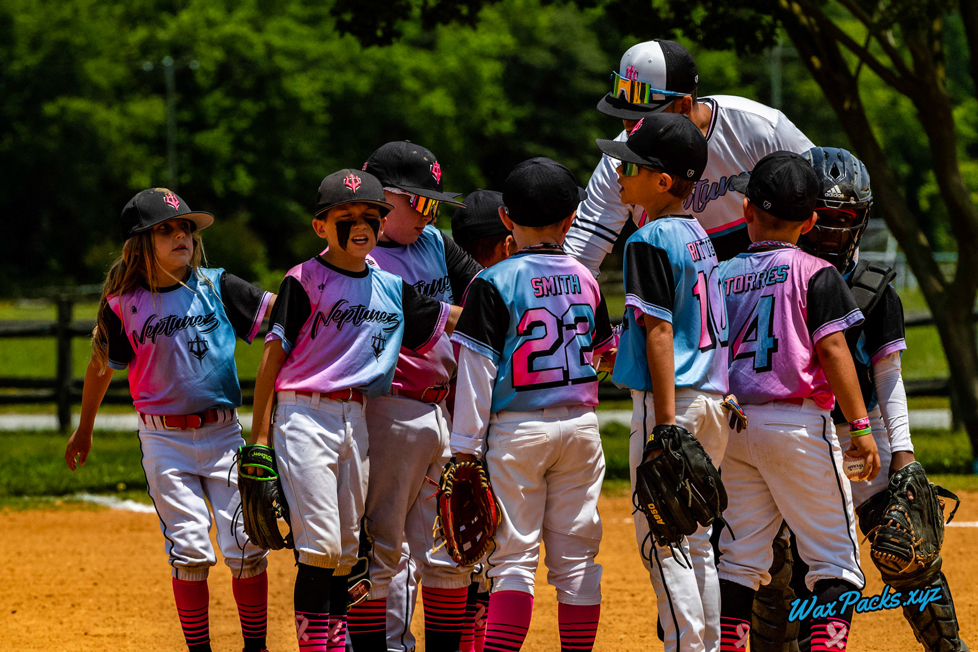 VA Neptunez @ SBA VA Futures Elite 06-04-2023 Game 1 of Double Header - Nike Park, Isle of Wight, VA, 0 - 6 © WaxPacks.xyz™